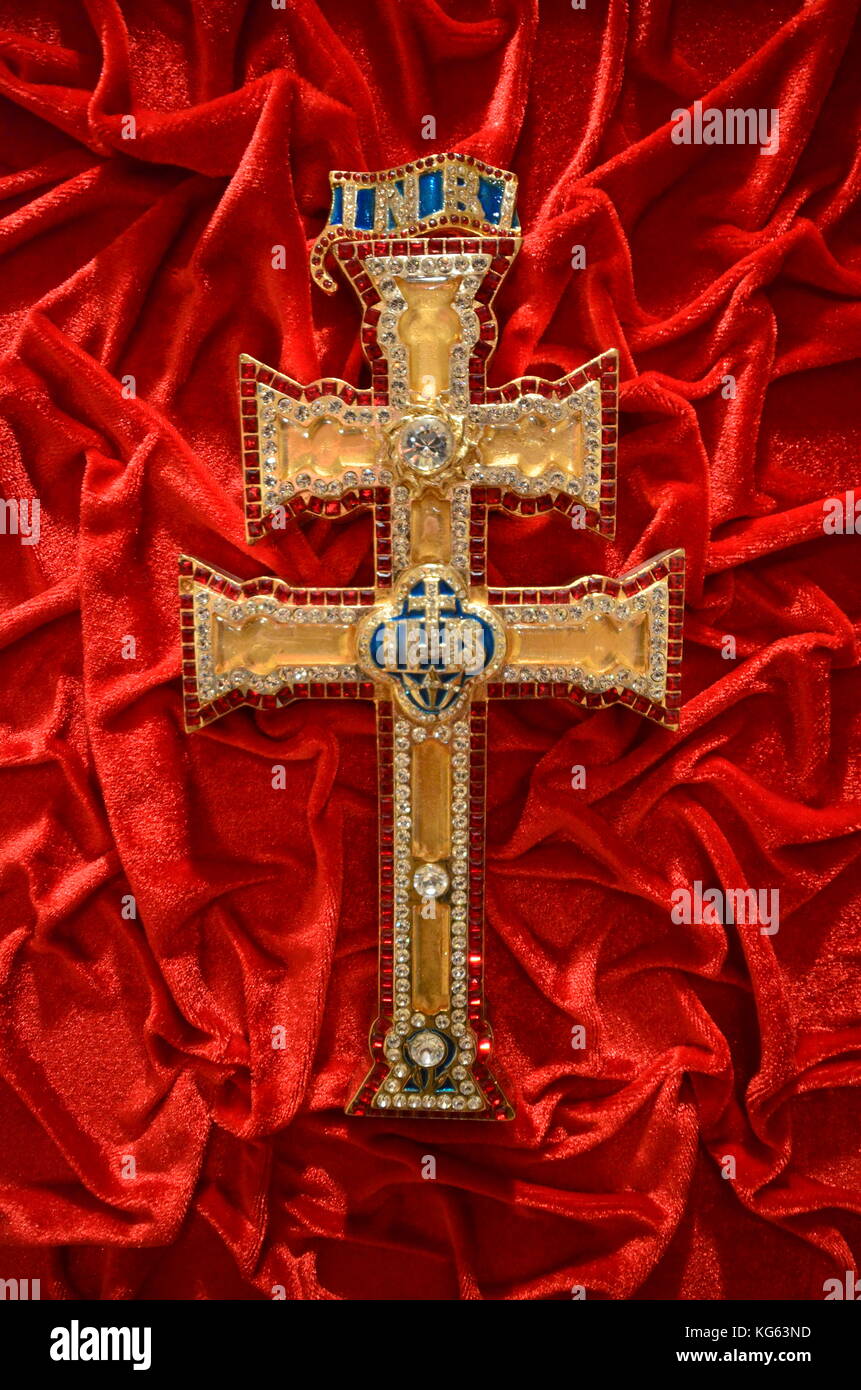 Cross of Caravaca de la Cruz, Murcia, Spain Stock Photo