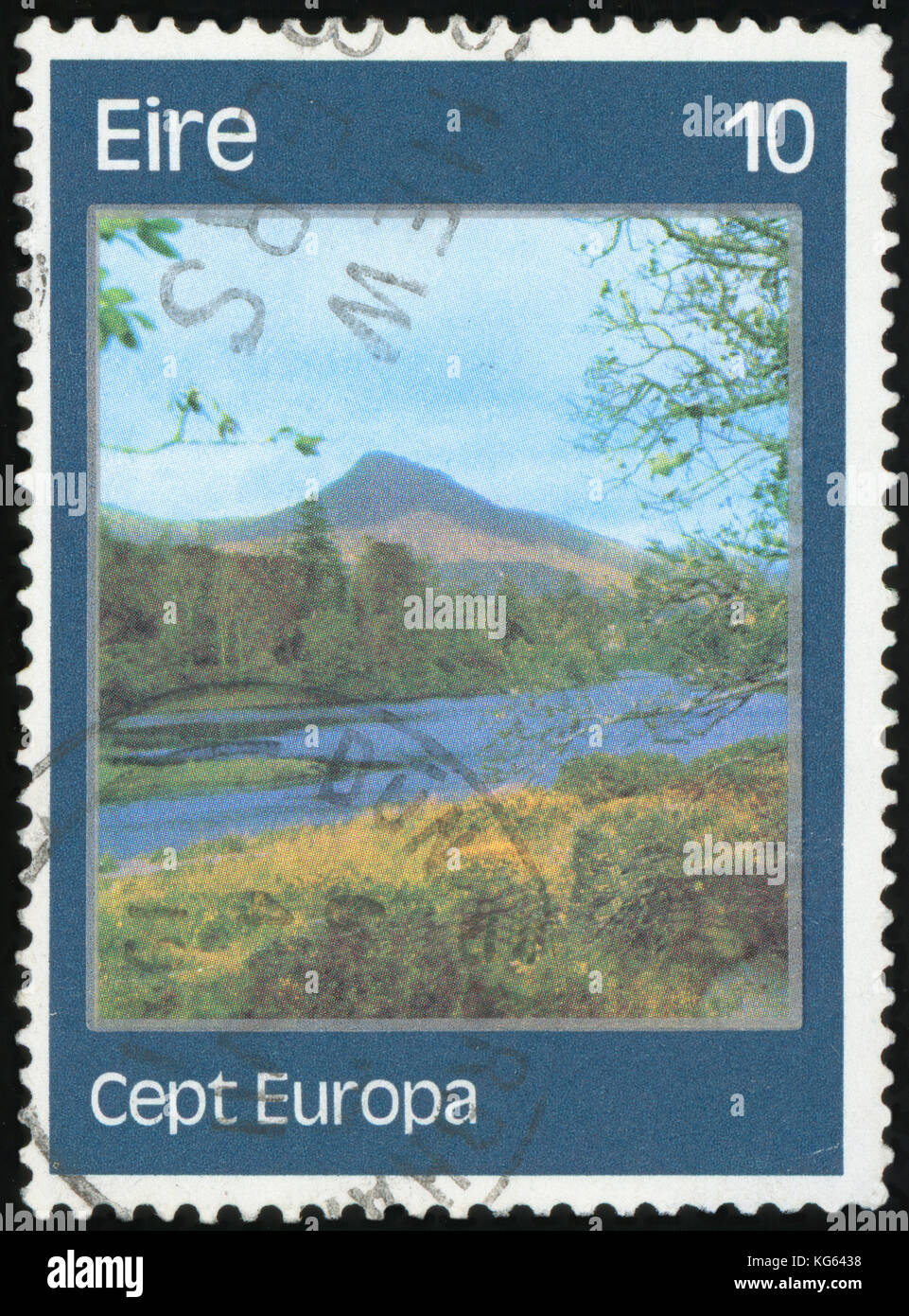 Postage stamp - Ireland Stock Photo