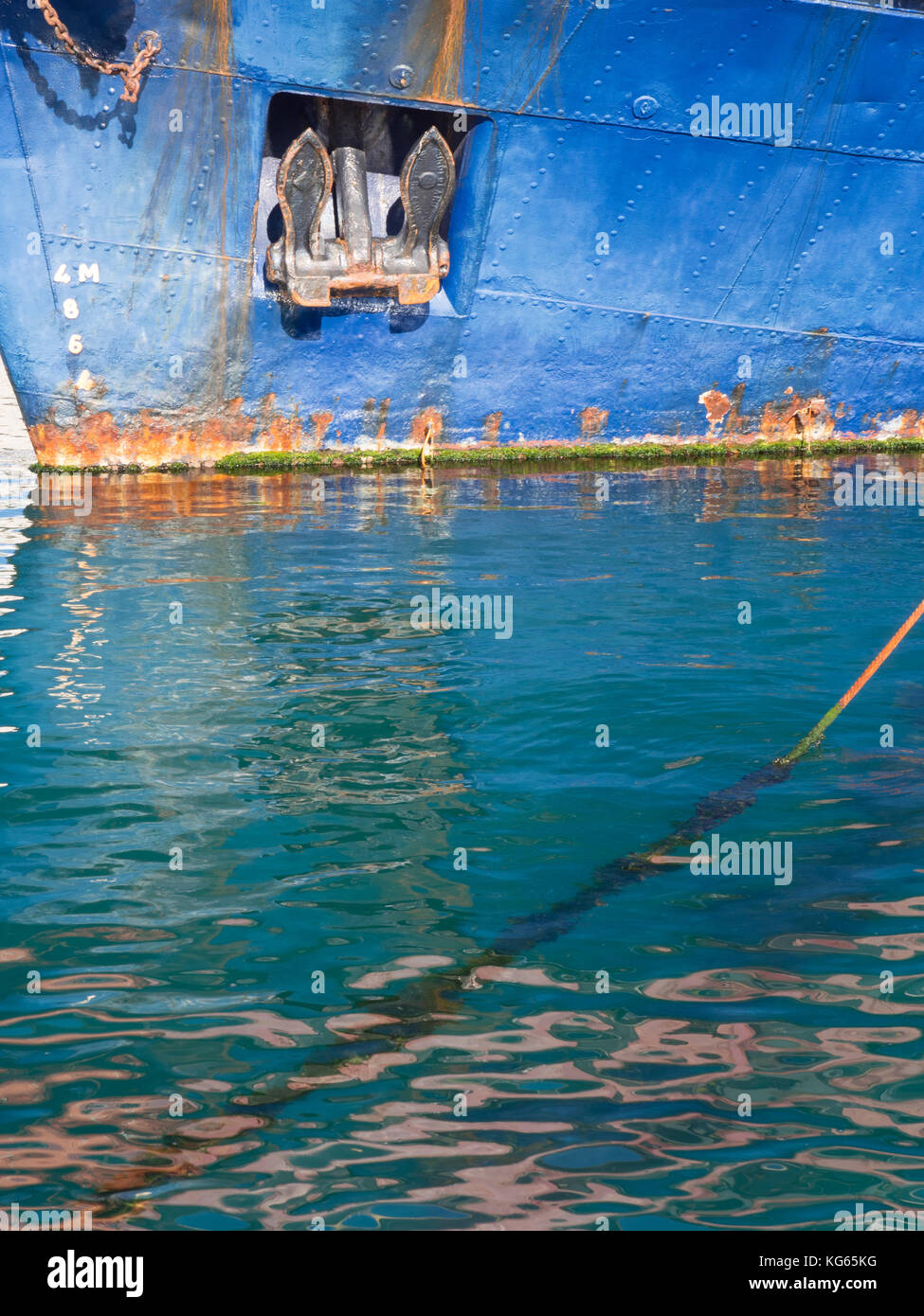 Tug Boat Anchor Stock Photo