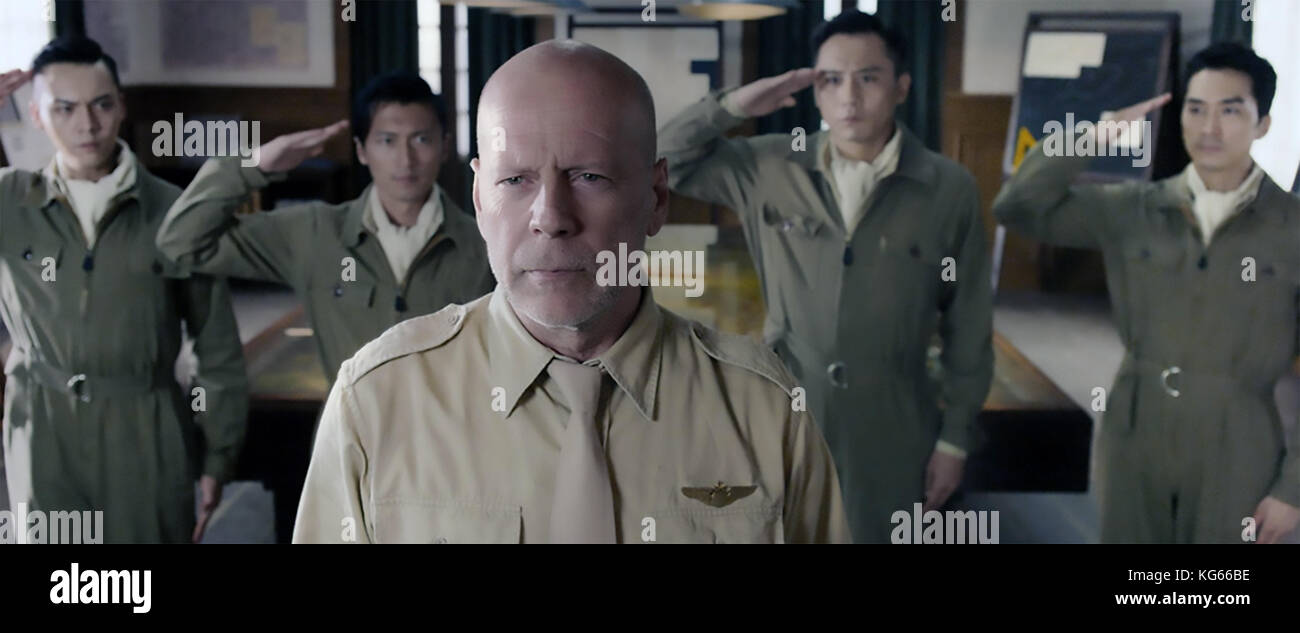 THE BOMBING 2018 China Film Group production with Bruce Willis Stock Photo