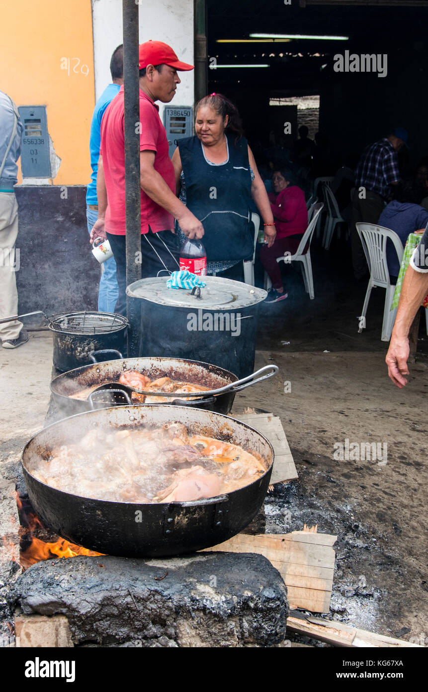 Street food Lima, Peru Stock Photo - Alamy