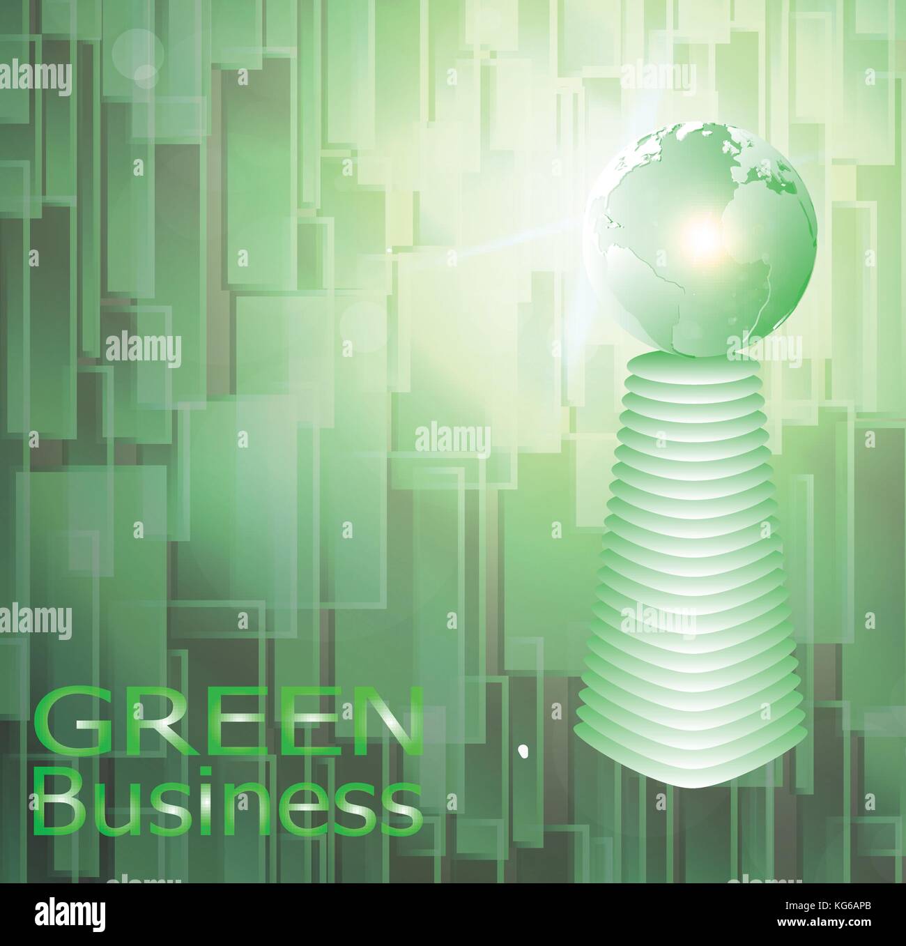 green business background vector. it can be applied for kinds of media presentation such as background,backdrop,illustration,poster,printing or others Stock Vector
