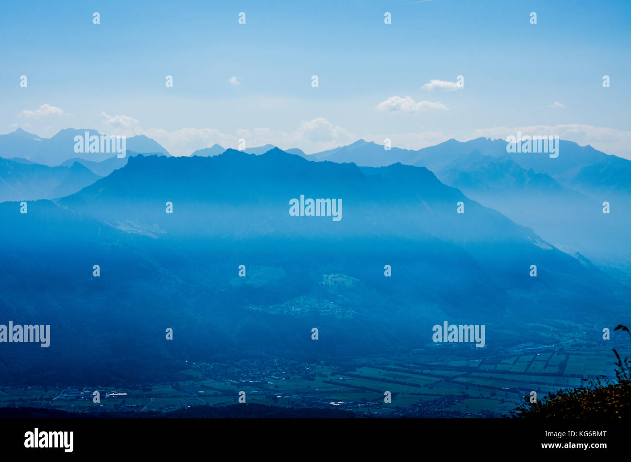 Schweizer Berge, Swiss mountains Stock Photo