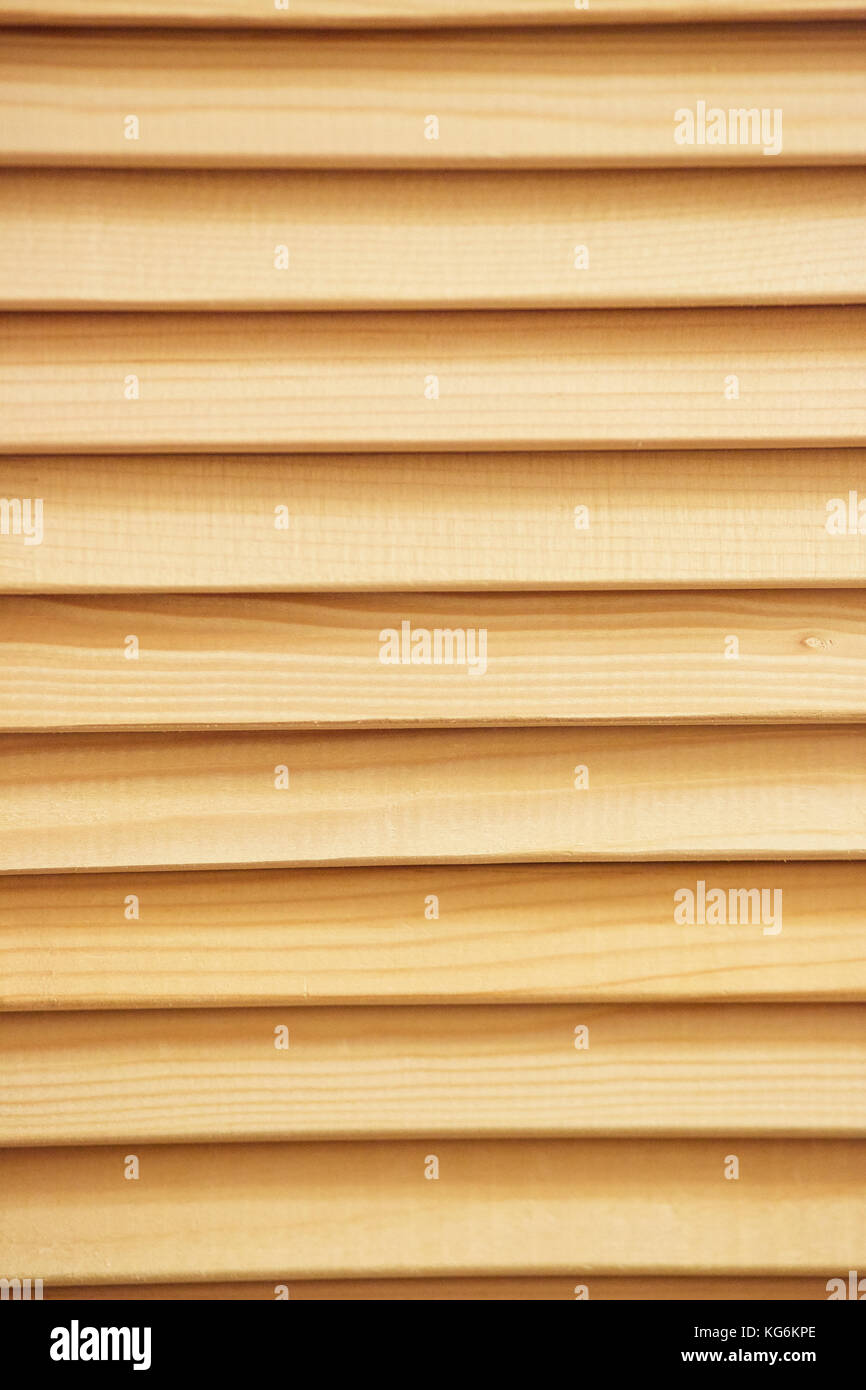 Shield with a large number of parallel wooden logs texture. Wood blinds  Stock Photo - Alamy, image size:866x1390