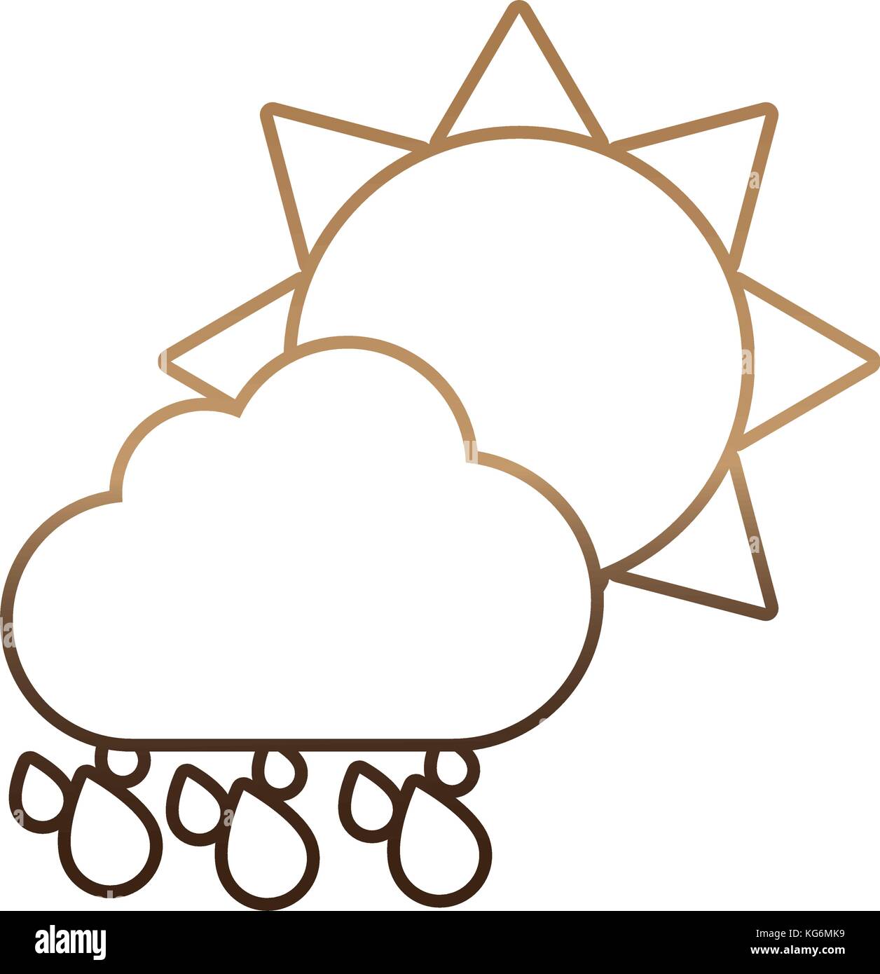 sun and cloud icon Stock Vector Image & Art - Alamy