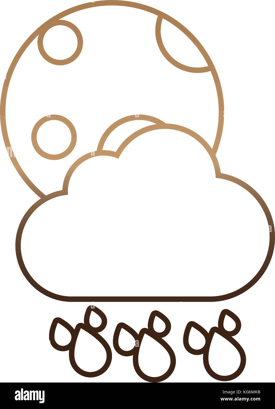 moon and cloud icon Stock Vector Image & Art - Alamy