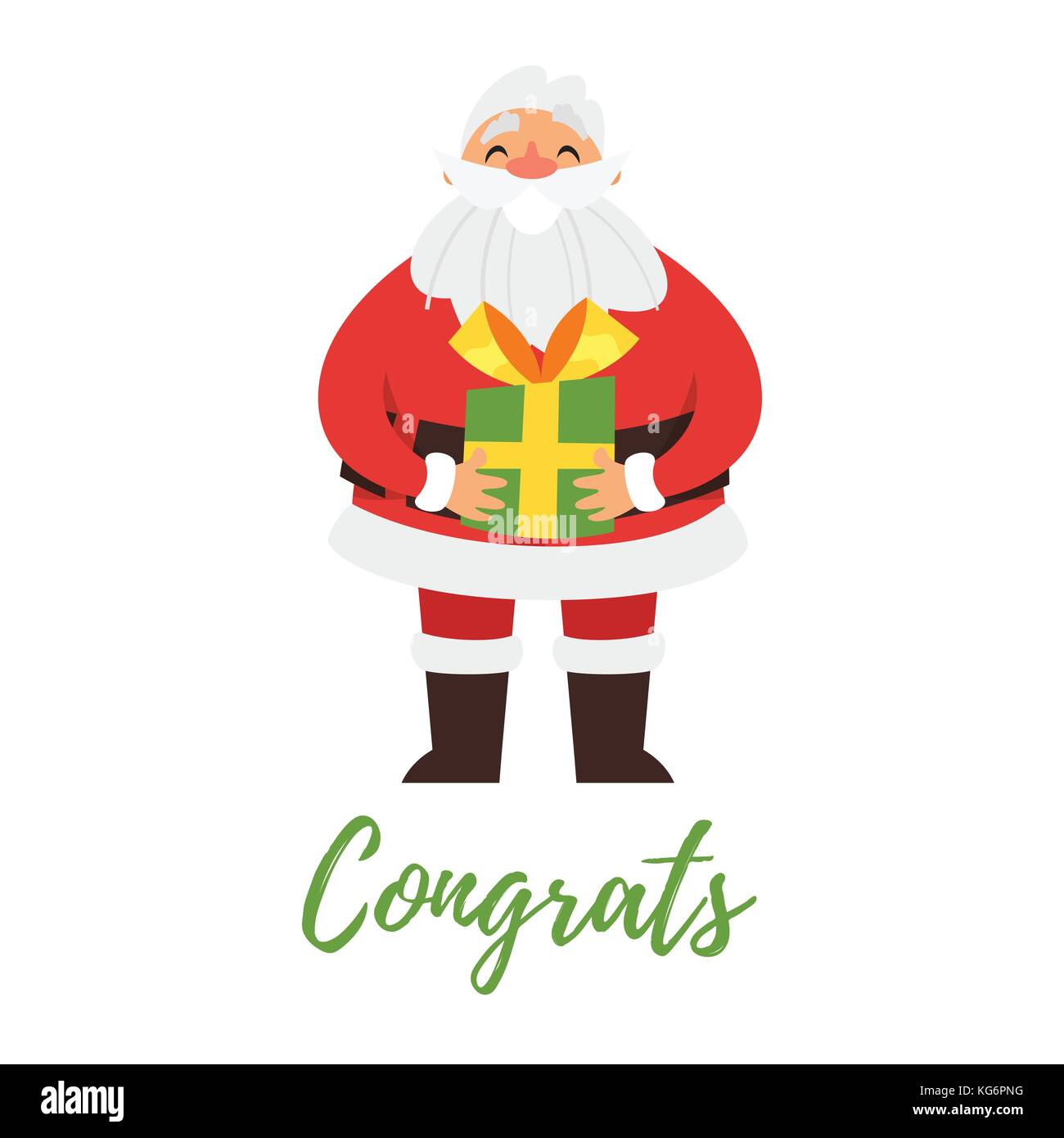 smiling Santa Claus Stock Vector Image & Art - Alamy