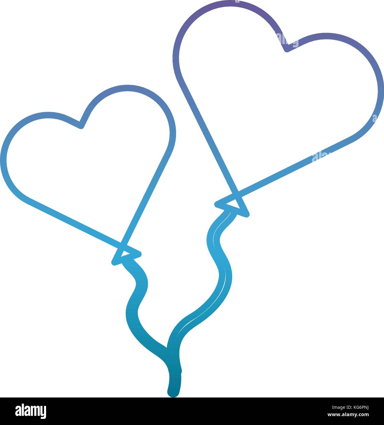 heart balloons icon Stock Vector Image & Art - Alamy