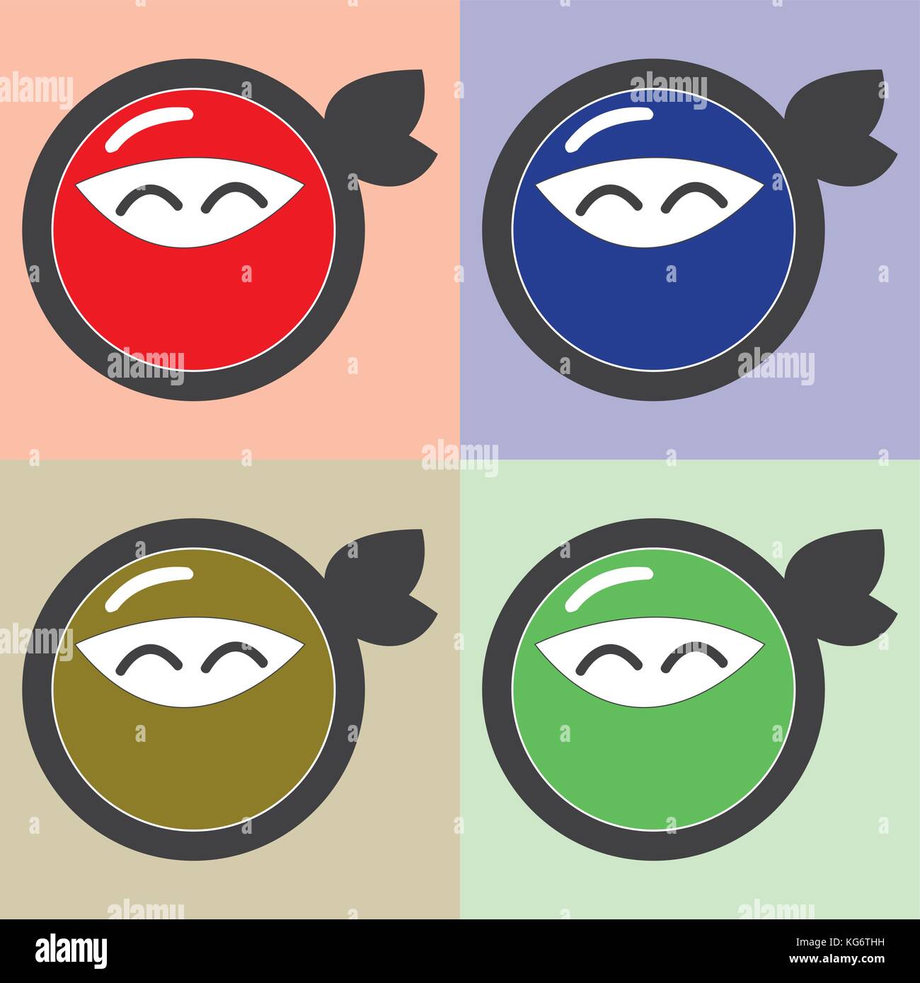 ninja vector icon Stock Vector Image & Art - Alamy