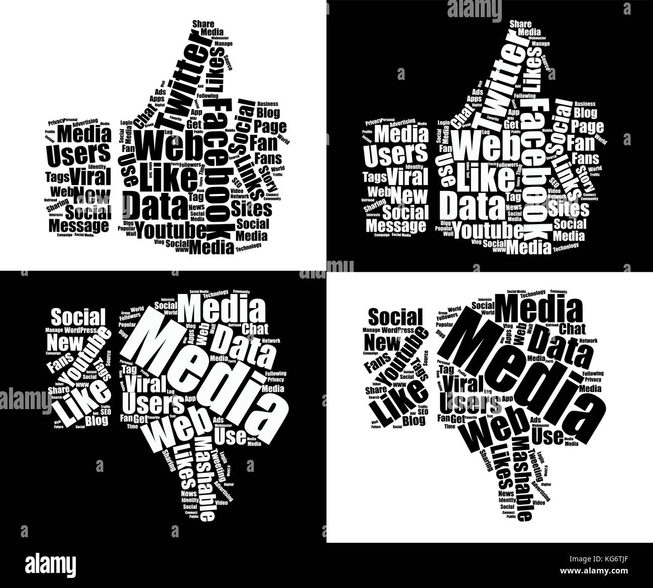 social media icon Stock Vector Image & Art - Alamy