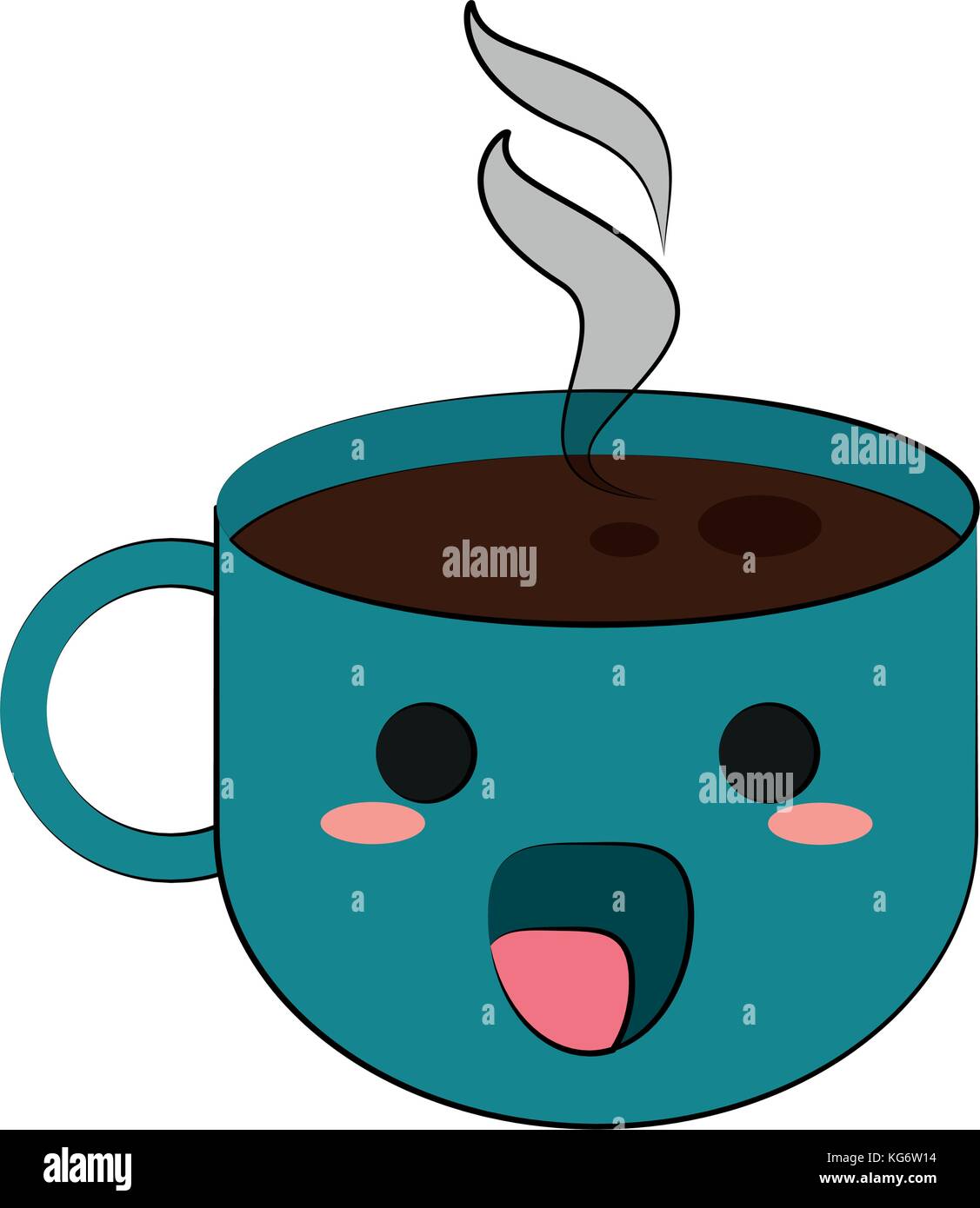 Coffee Cartoon High Resolution Stock Photography And Images Alamy https www alamy com stock image hot coffee cup cute kawaii cartoon 164879152 html