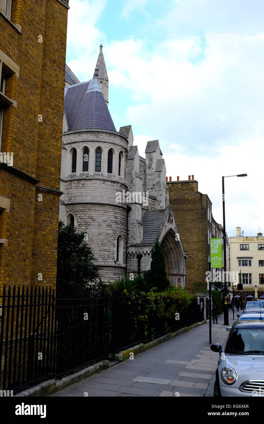St james roman catholic church george street london uk stock photo