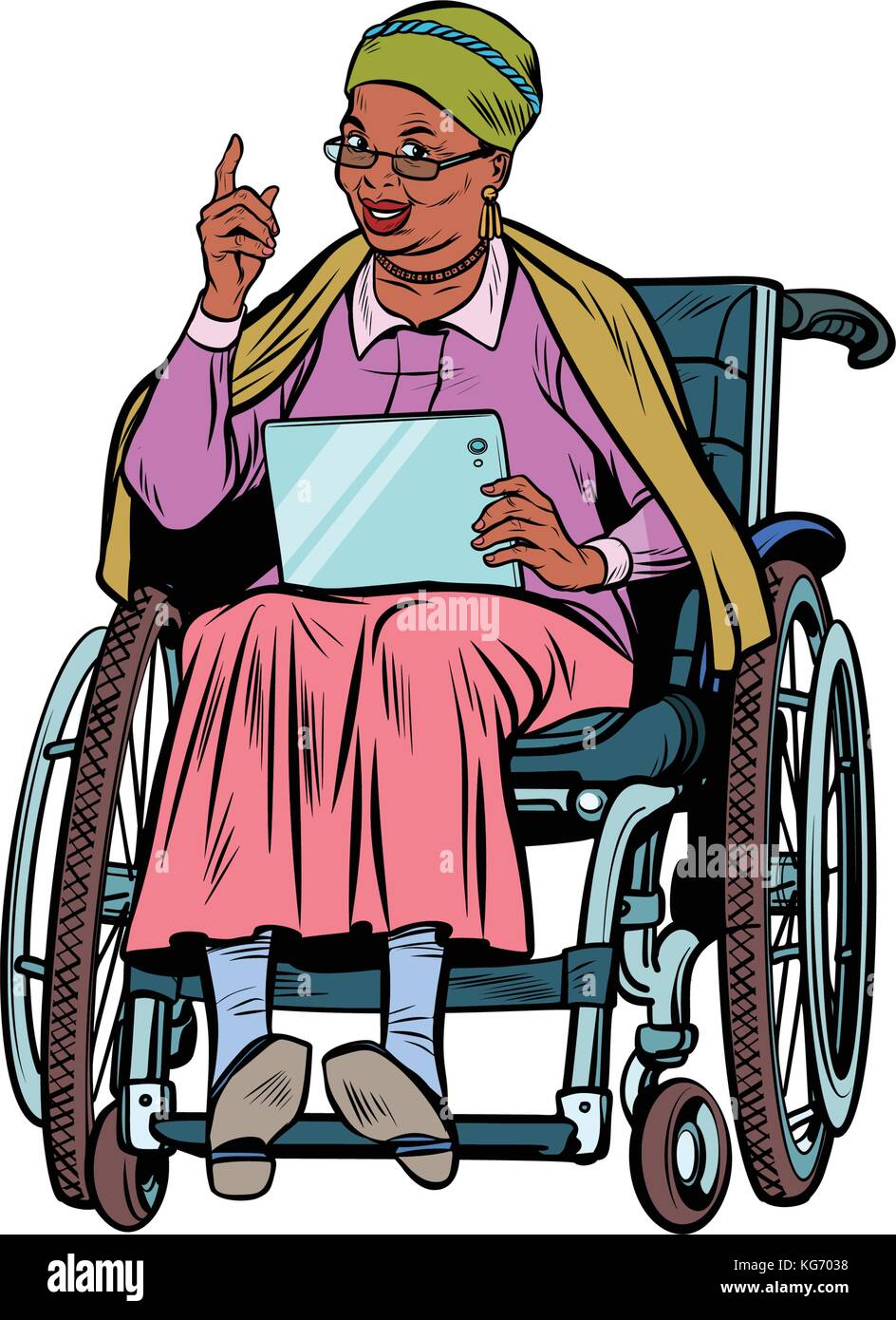 https://c8.alamy.com/comp/KG7038/african-elderly-woman-disabled-person-in-a-wheelchair-gadget-tablet-KG7038.jpg