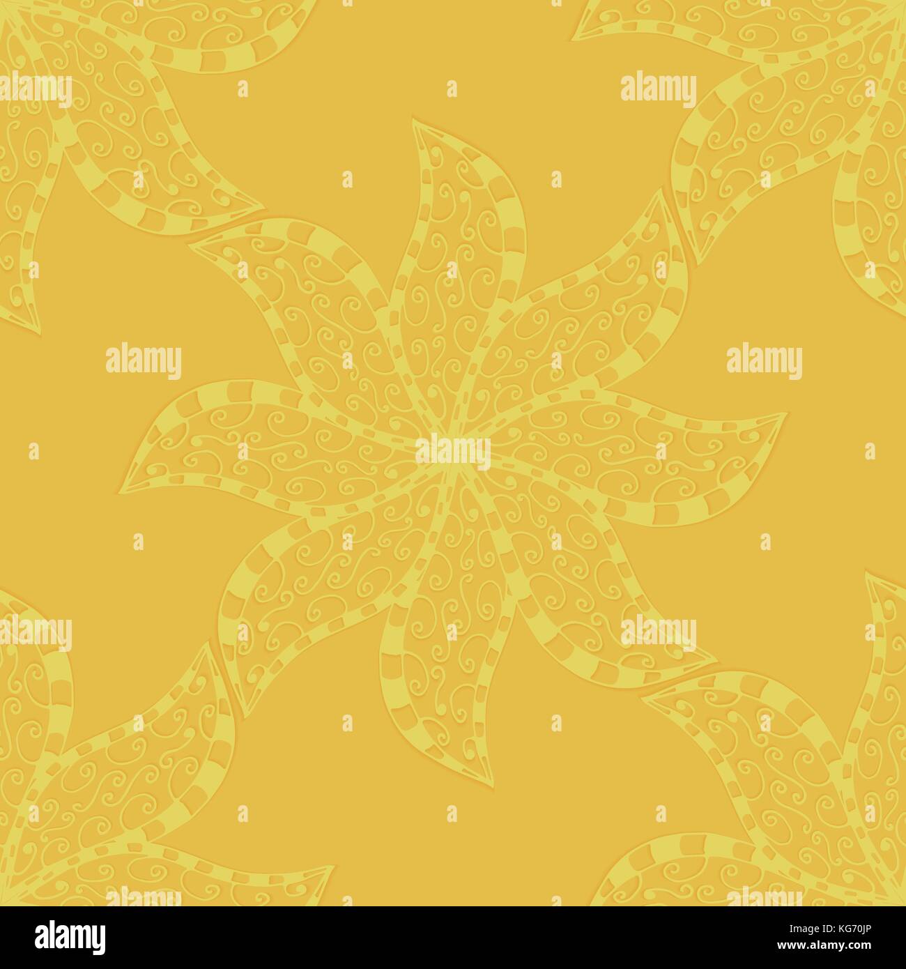 Seamless yellow pattern. Vector illustration Stock Vector Image & Art