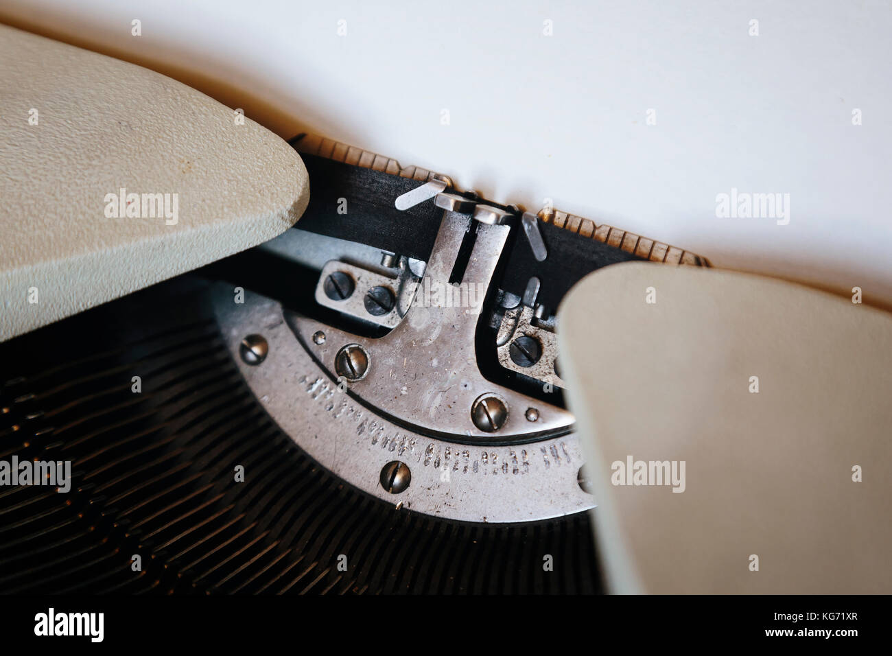 Old typewriter, close up Stock Photo Alamy