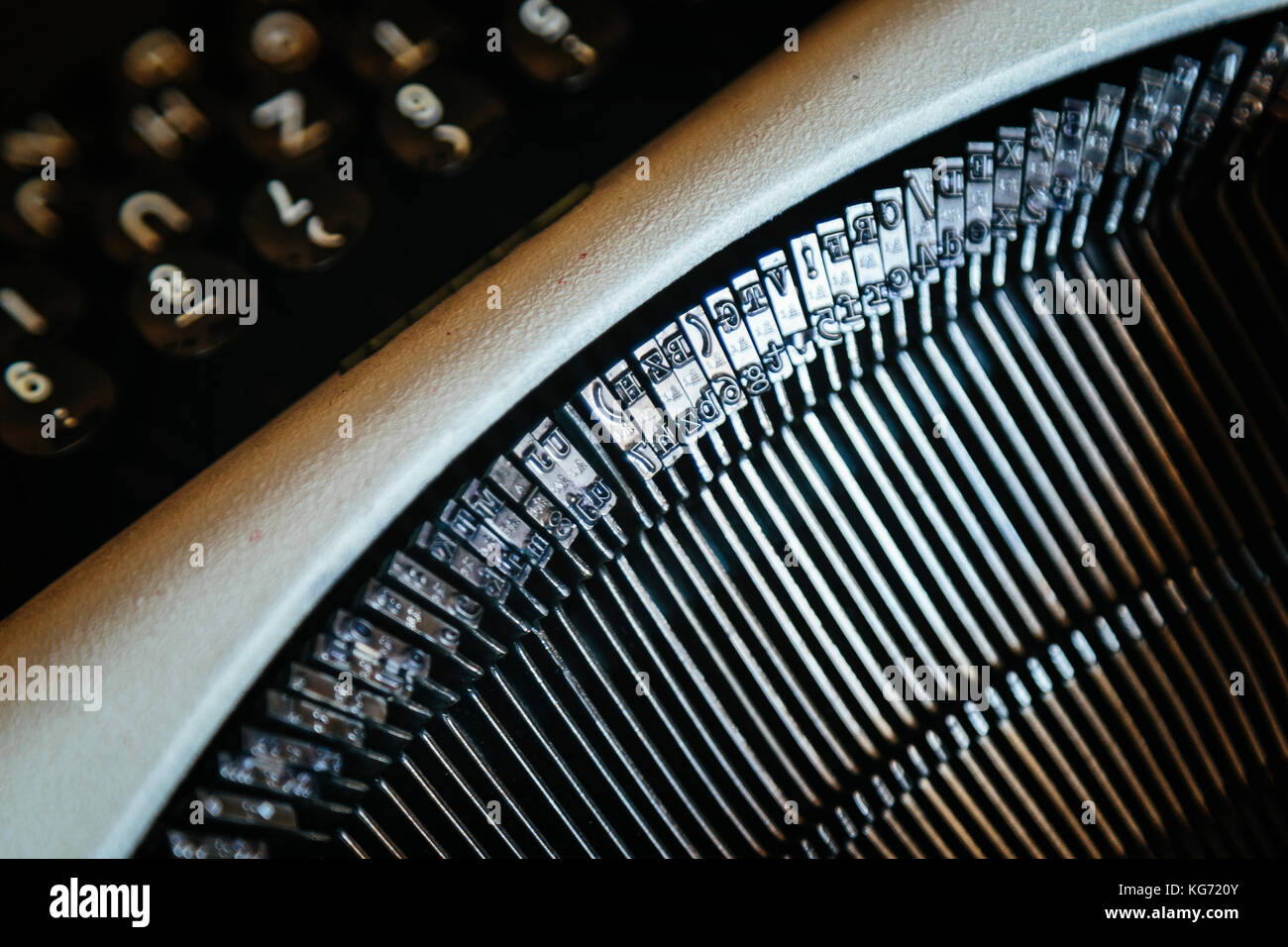 Old typewriter, close up Stock Photo Alamy