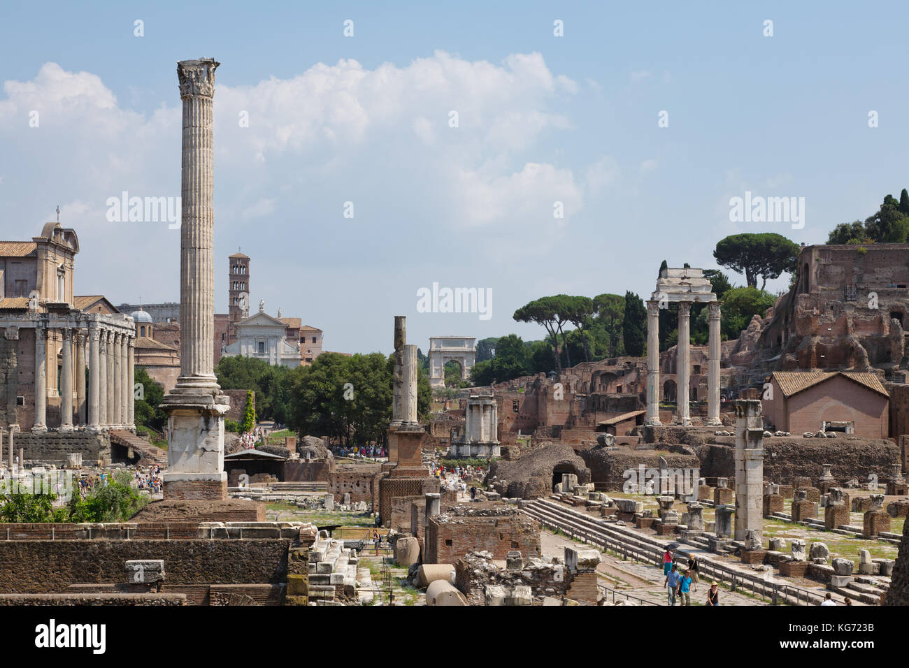 Roman Forum (Latin: Forum Romanum, Italian: Foro Romano), Rome, Italy ...