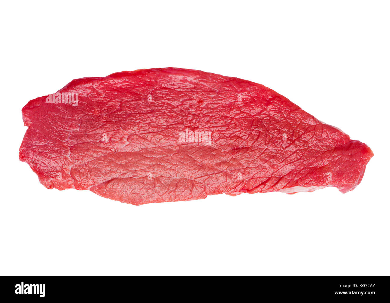 Fresh raw beef steak isolated on white background Stock Photo - Alamy