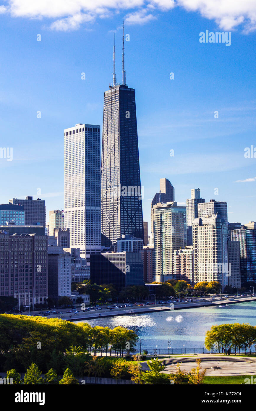 Chicago City Skyline Stock Photo