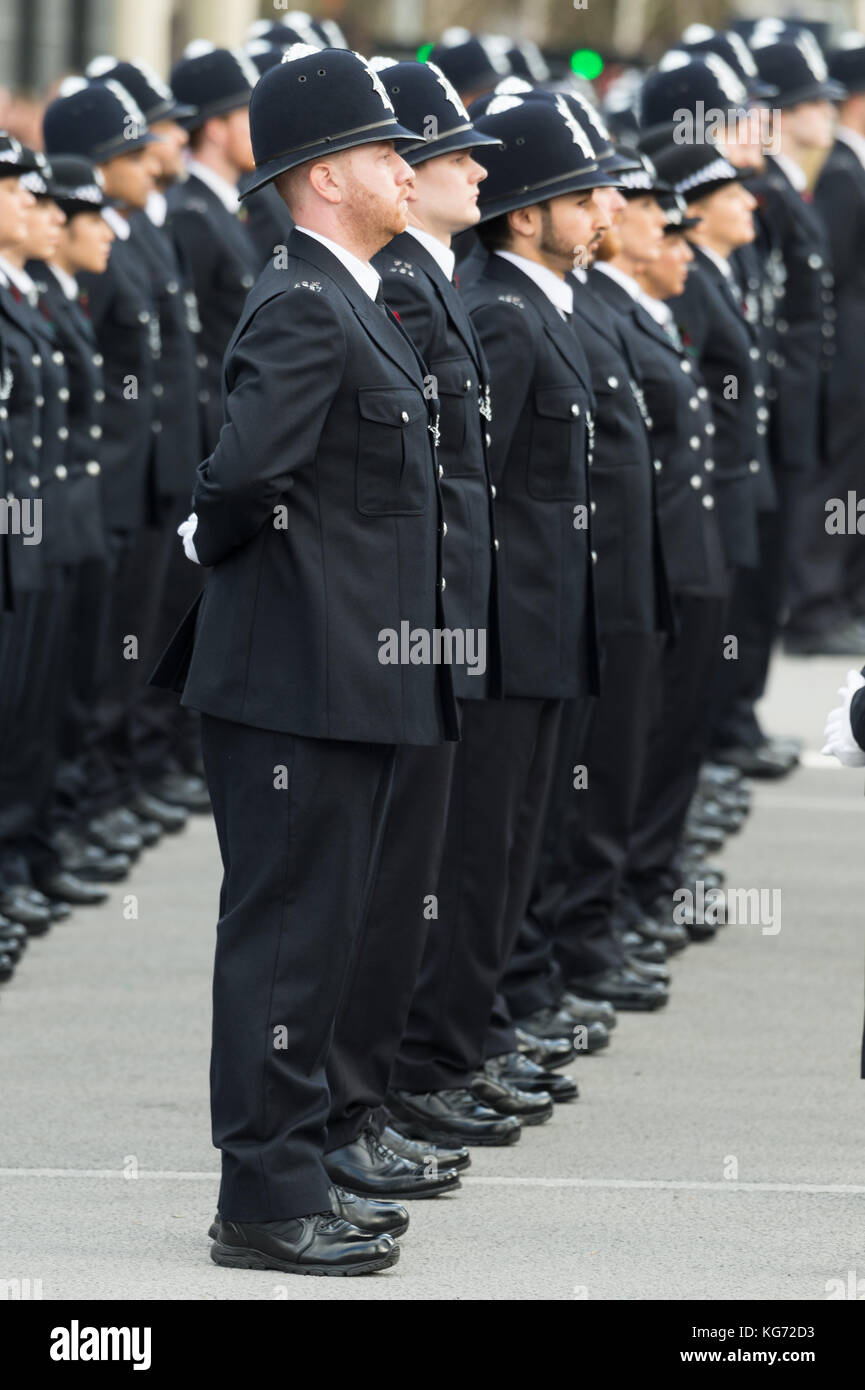 Police recruits on parade during the Metropolitan Police Service ...