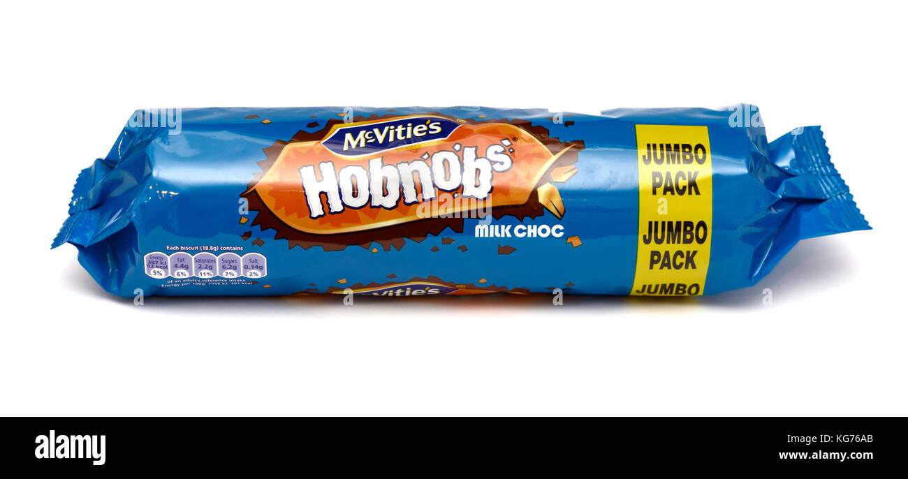Mcvities milk chocolate hobnobs jumbo pack Stock Photo Alamy