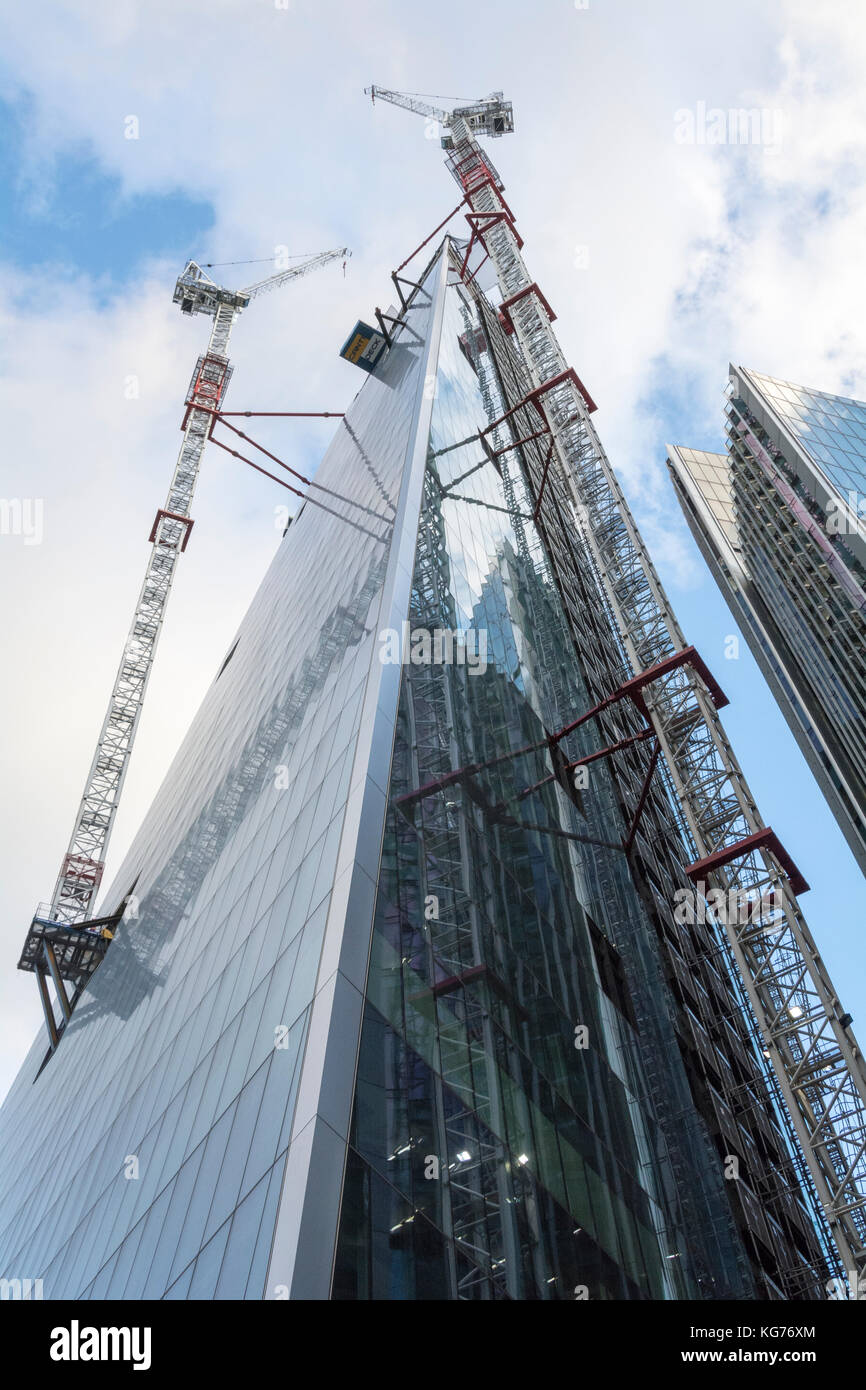 52 Lime Street, AKA The Scalpel skyscraper on Lime Street, London, EC3, UK. Stock Photo