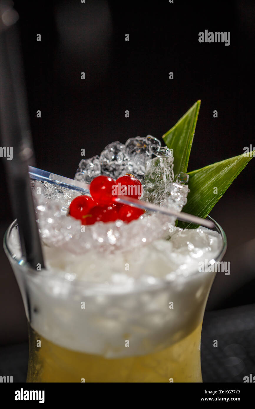 Close up image of fancy cocktail Stock Photo