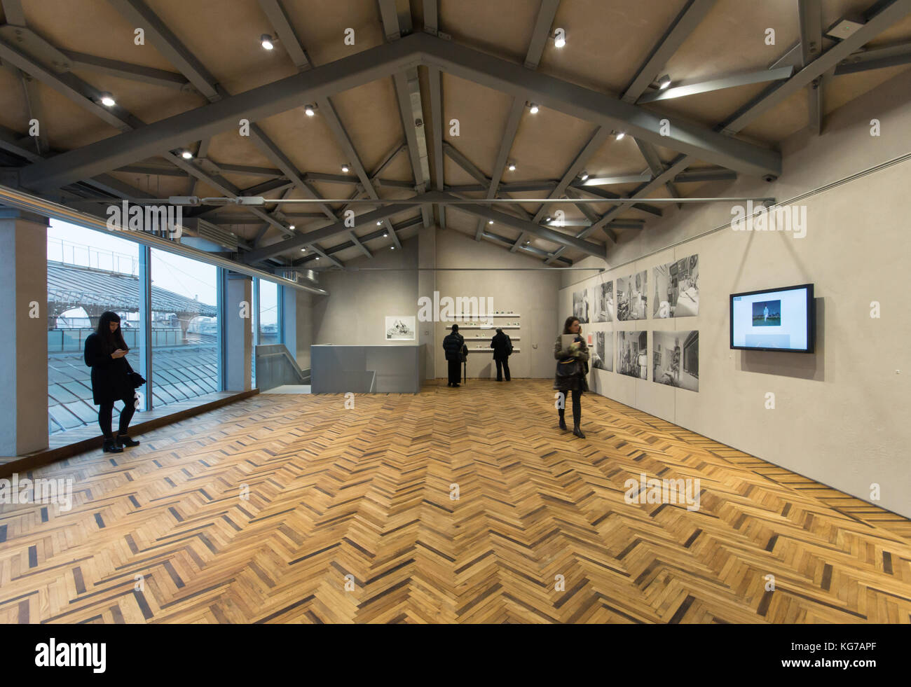 Milano Osservatorio, Observatory, Prada Foundation, photography exhibition  space & gallery, Galleria Vittorio Emanuele II, Milan, interior view Stock  Photo - Alamy