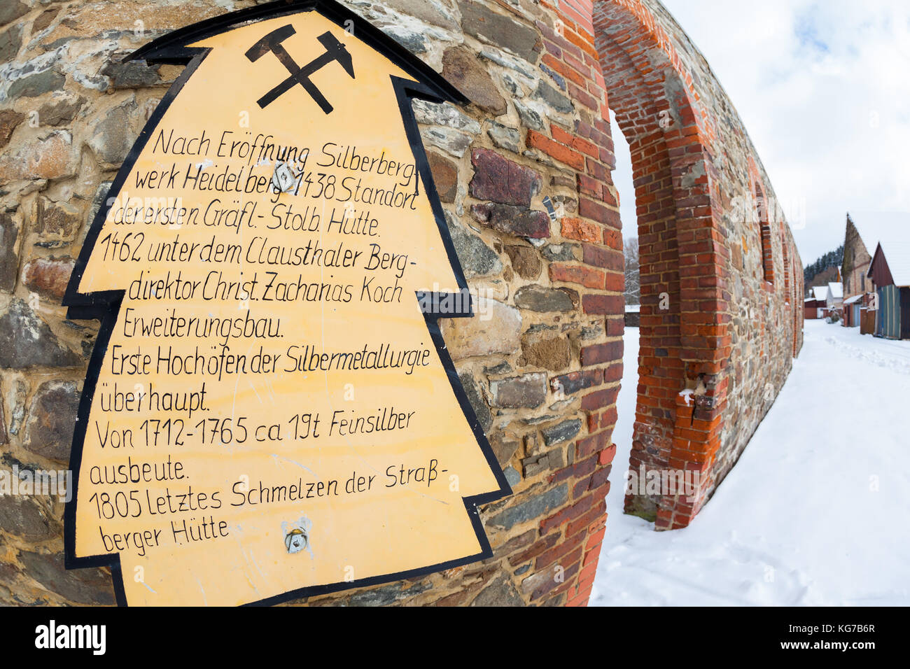 Altbergbau in Straßberg Harz Stock Photo