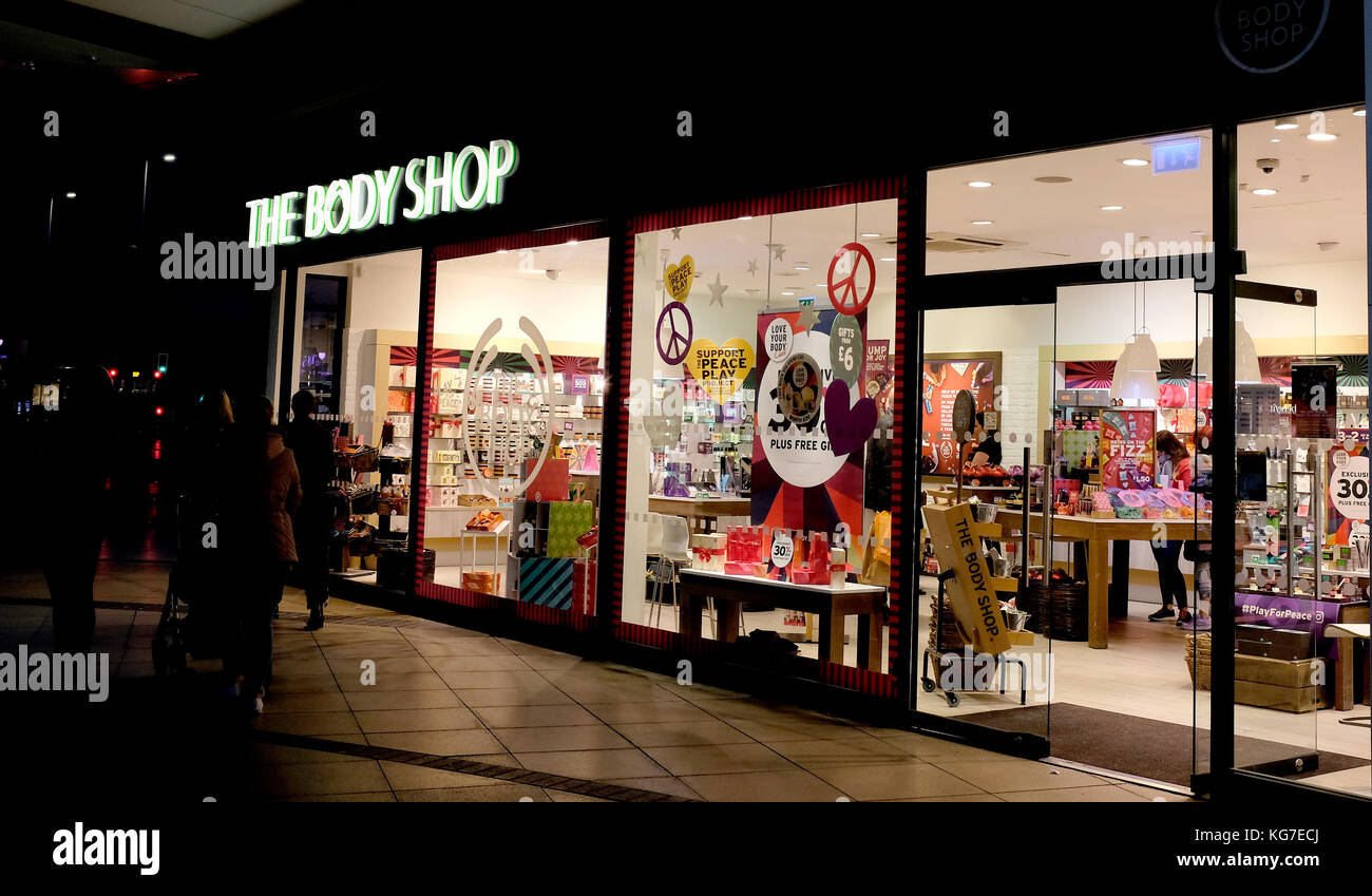 the body shop in westwood cross shopping centre in county of kent uk