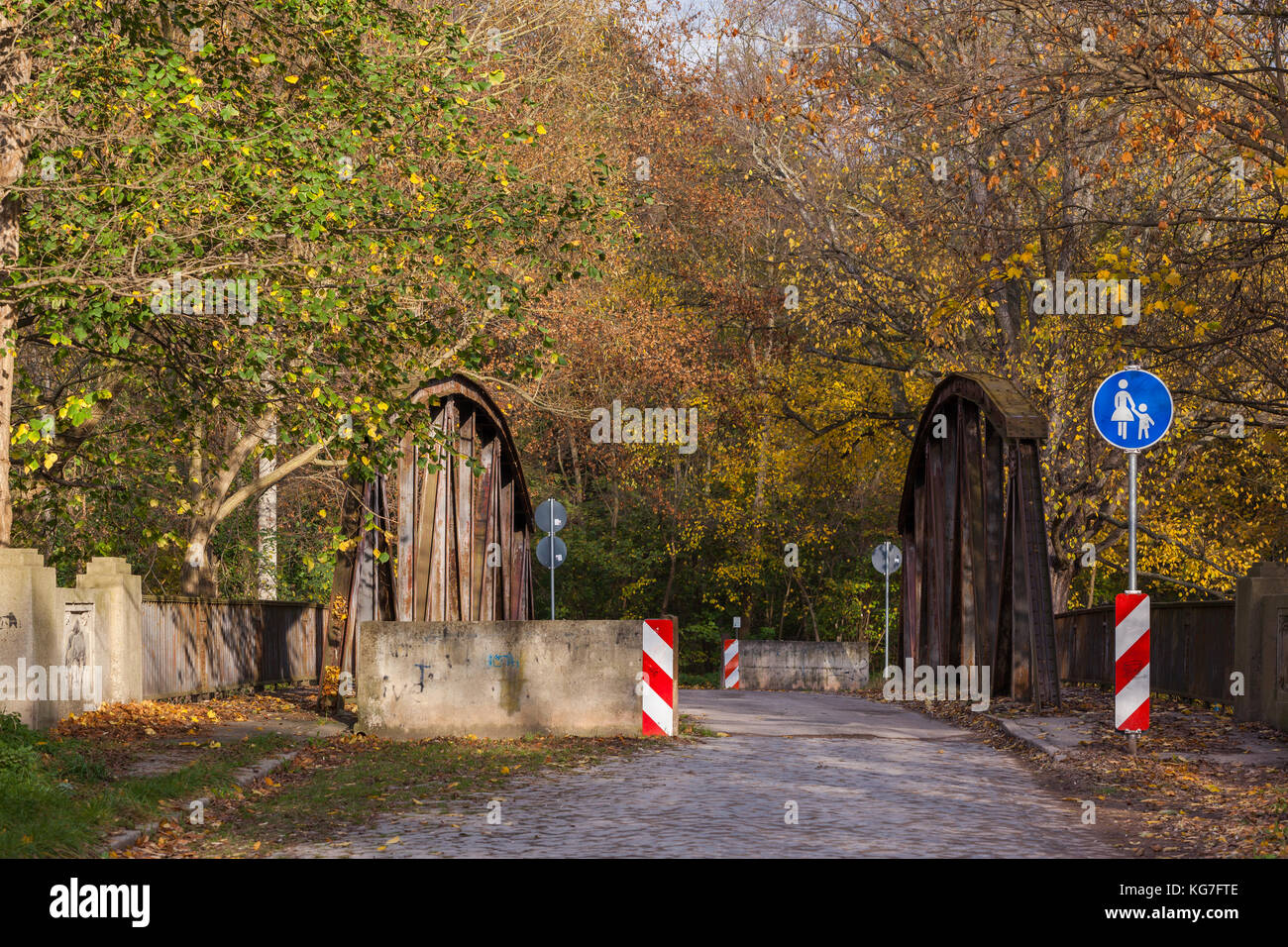 historische Schafsbrücke Quedlinburg Stock Photo