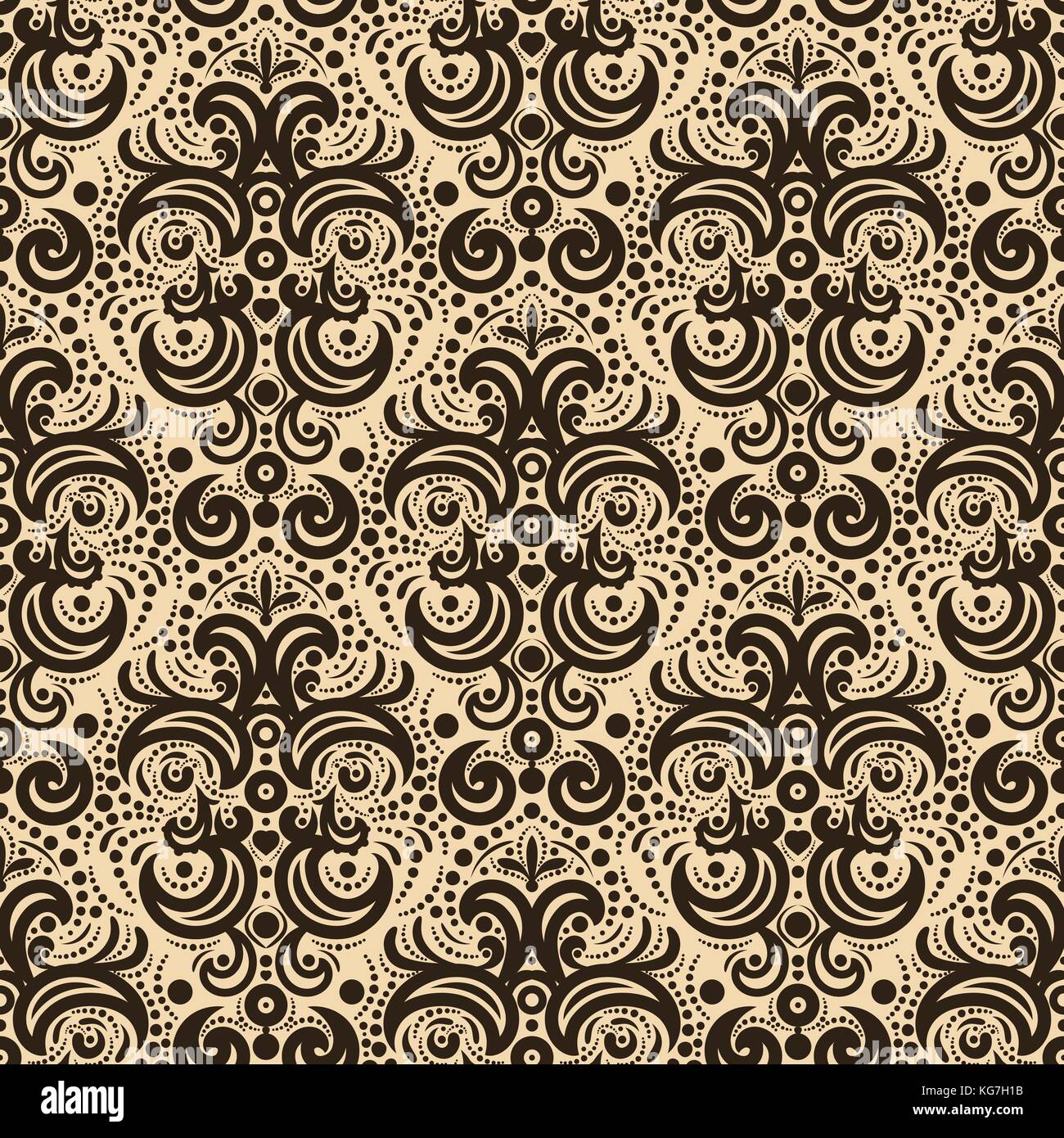 Brown Beige Seamless Fabric Texture Pattern Stock Vector - Illustration of  indoors, picnic: 50760013