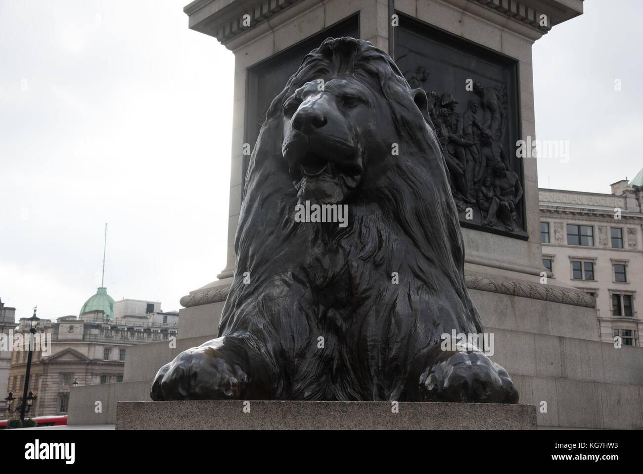 Lions of London Stock Photo