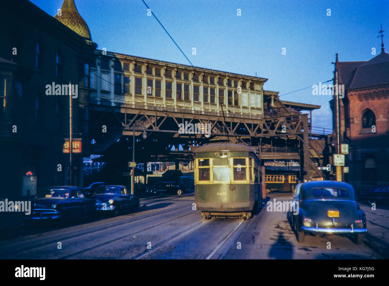 PTC Philadelphia Transportation Co. Trolley Bus No.8001 image taken in