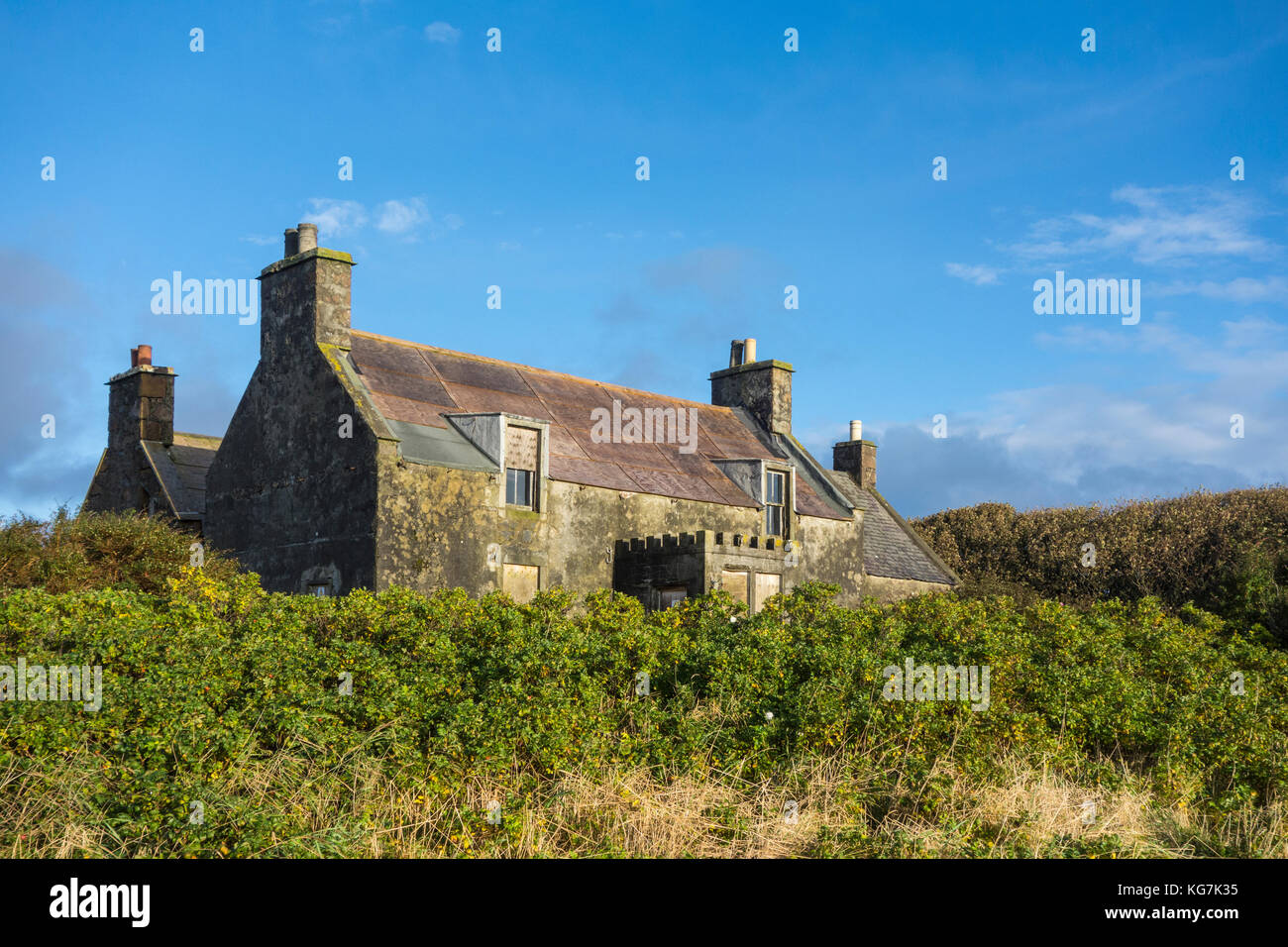 Halligarth House, Baltasound, Unst, Shetland Stock Photo Alamy