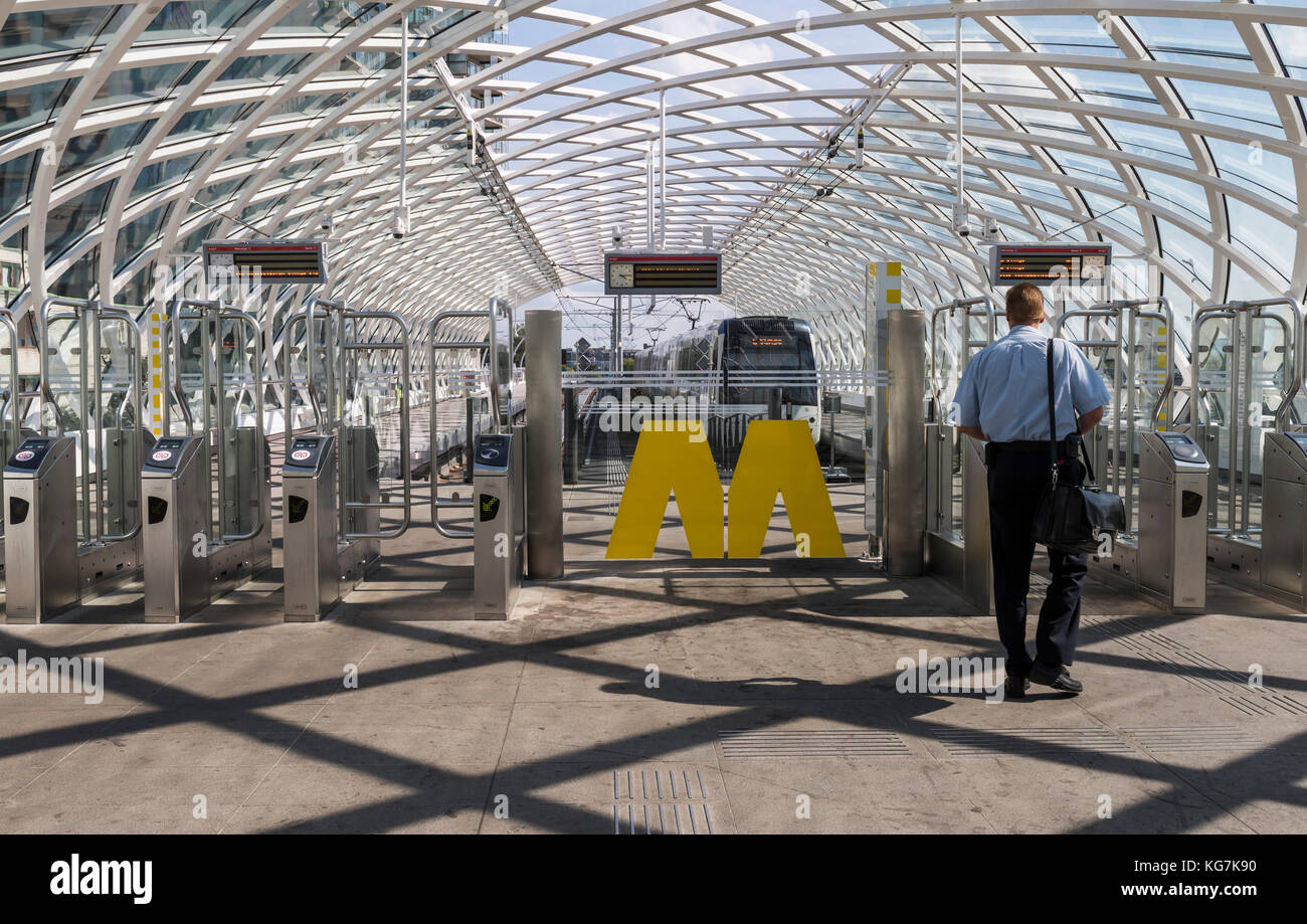 The Hague, The Netherlands August 6, 2017 Central Train Station The
