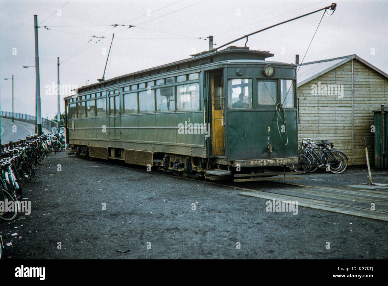 Former (GCR) Great Central Railway Tram no.3 at Pyewipe depot on the ...