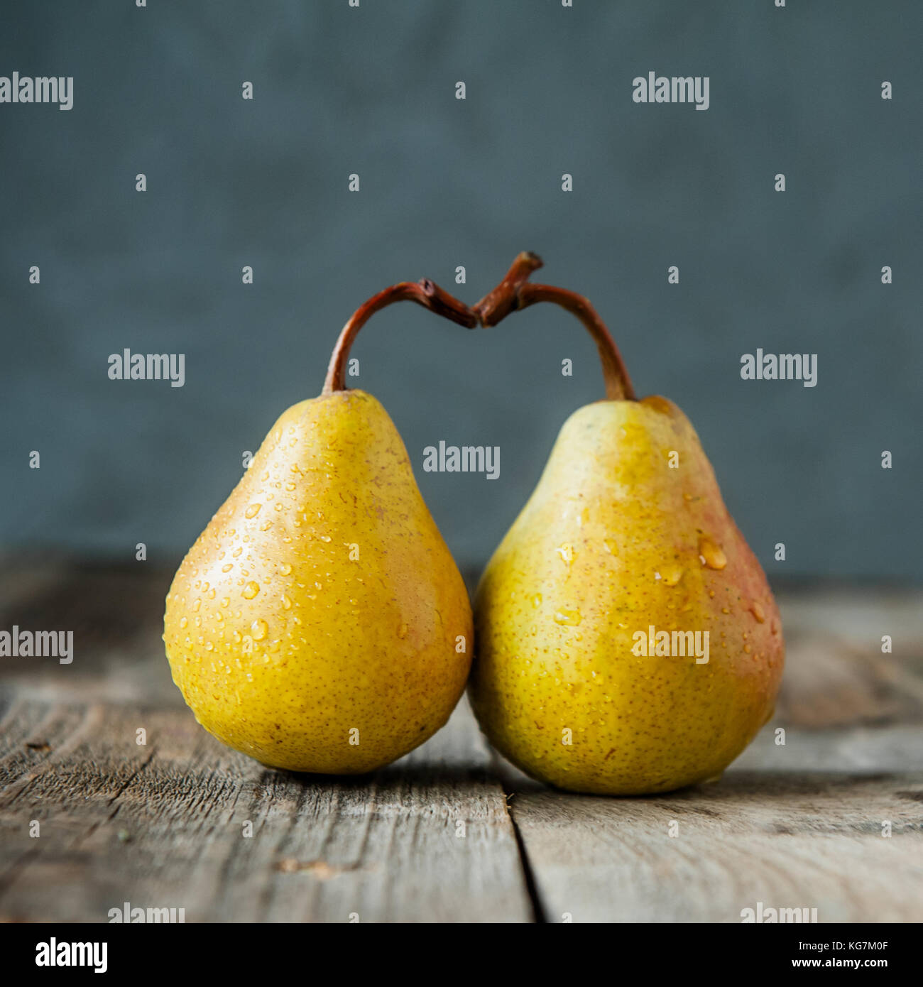 https://c8.alamy.com/comp/KG7M0F/a-couple-of-fresh-ripe-organic-yellow-pears-form-the-shape-of-the-KG7M0F.jpg