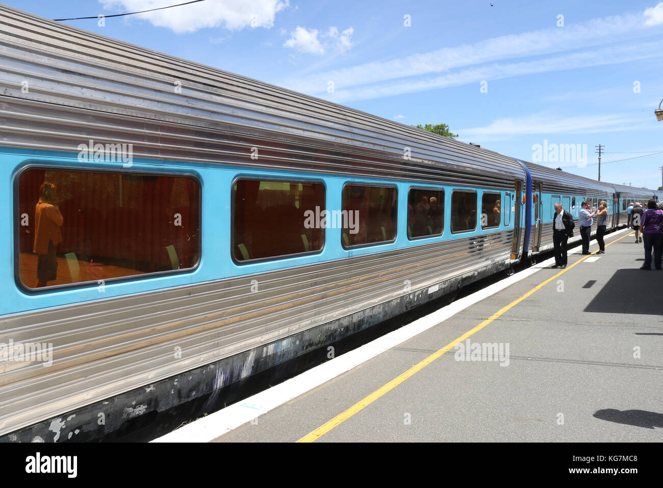 The XPT train, which travels between