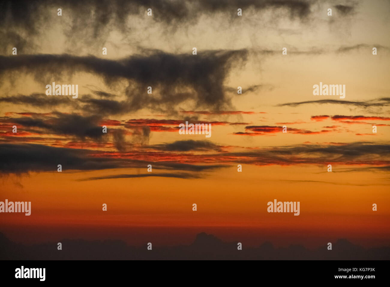 Sunrise seen from Mount Batur - Bali - Indonesia Stock Photo - Alamy