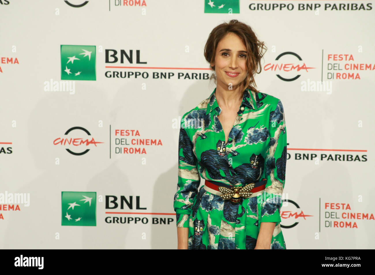 Rome, Italy. 04th Nov, 2017. Italian actress Silvia D'Amico cast of