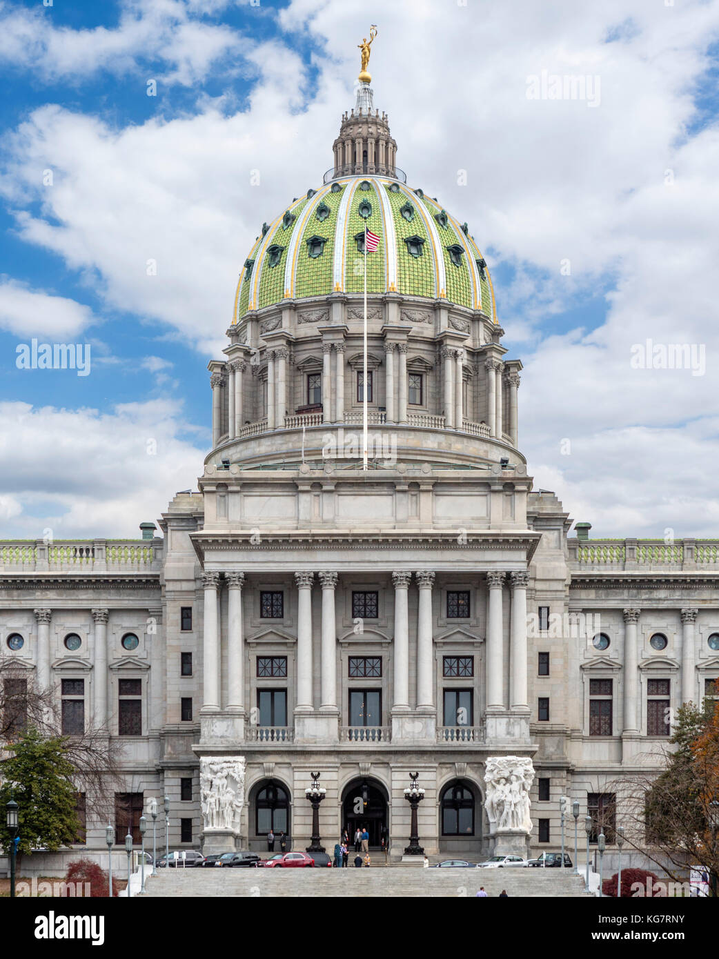 The Pennsylvania State Capitol, Harrisburg, Pennsylvania, USA Stock Photo