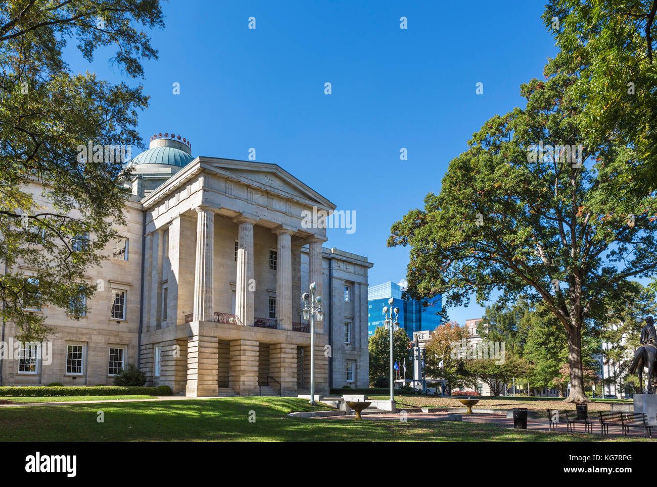 The North Carolina State Capitol, Raleigh, North Carolina, USA Stock Photo
