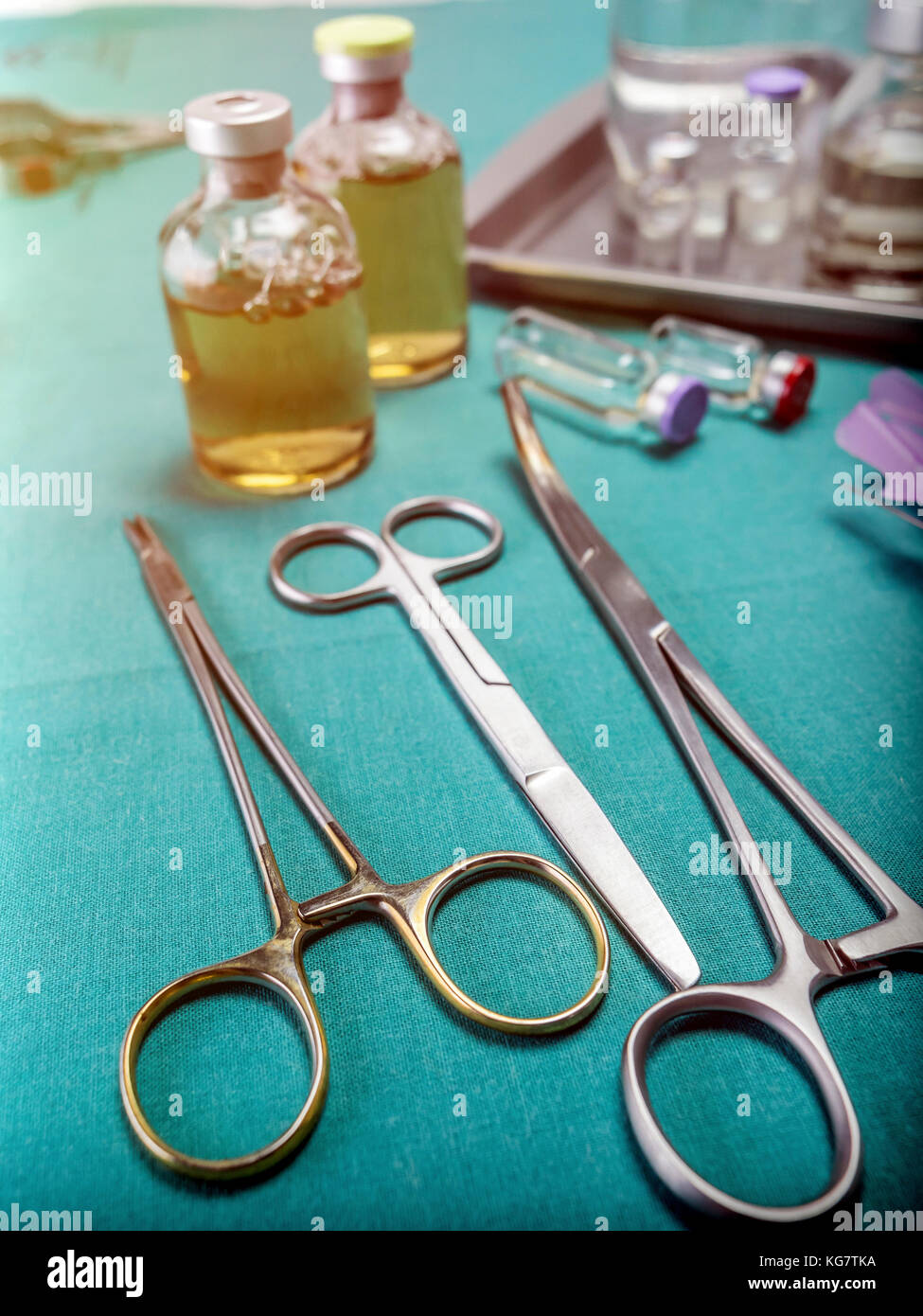 Instrumental Surgical In Operating Room, Conceptual Image Stock Photo