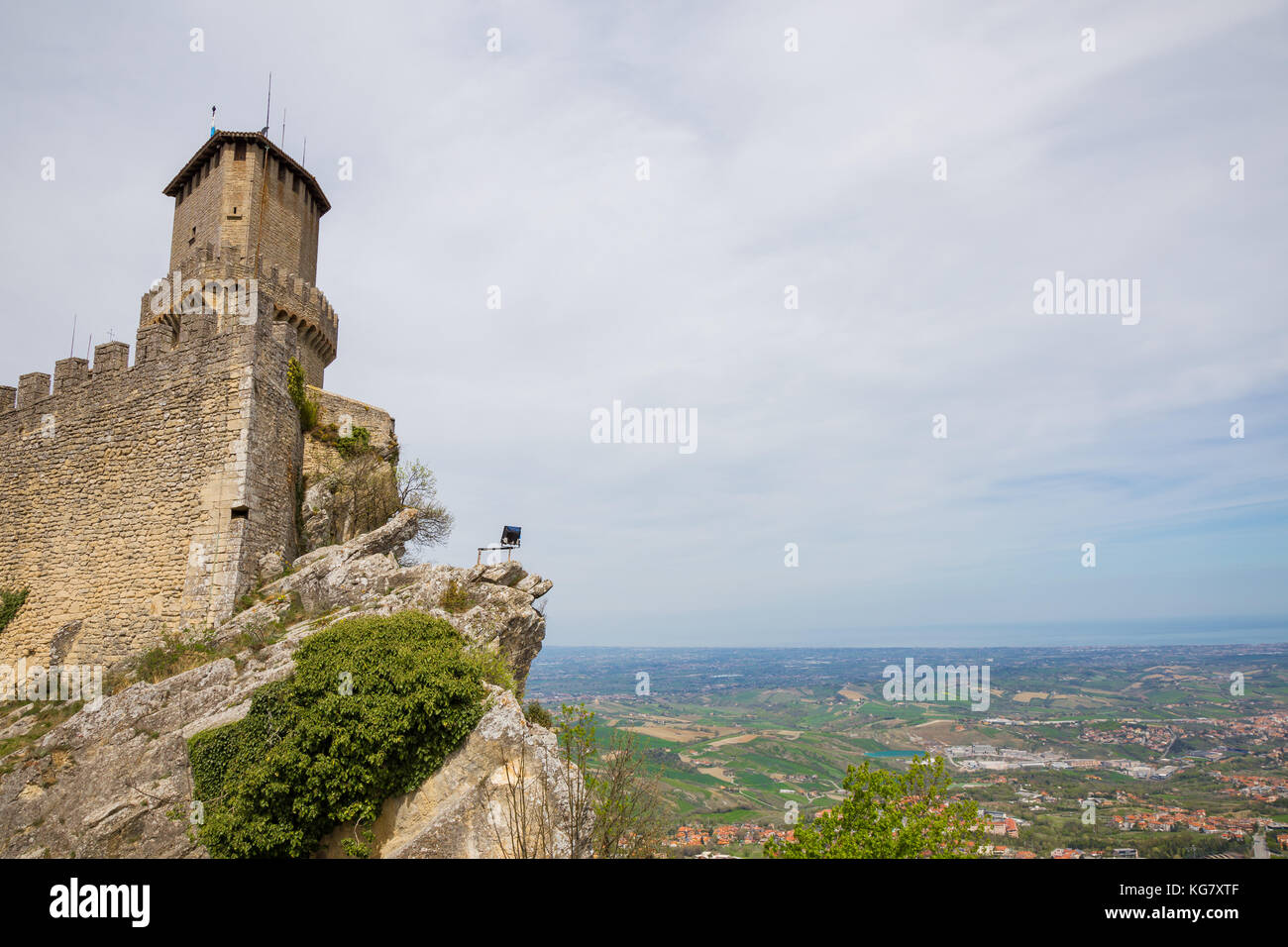 Torre Guaita or first Torre.San Marino.Republic of San Marino.The Rocca