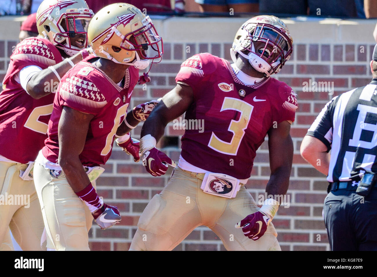 Florida State Running Back Cam Akers 3 During The Ncaa College Stock Photo Alamy
