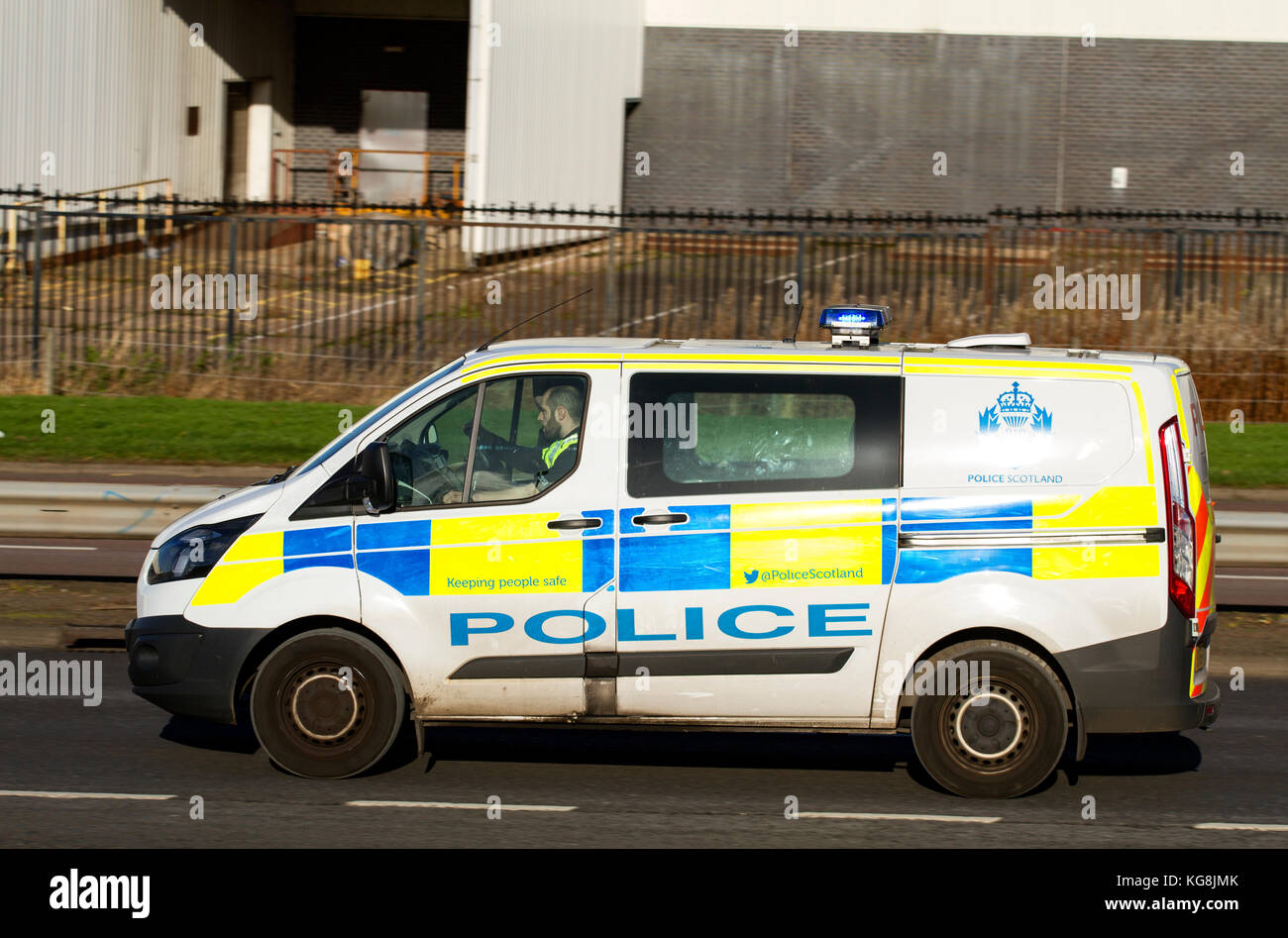 Scottish police van hires stock photography and images Alamy