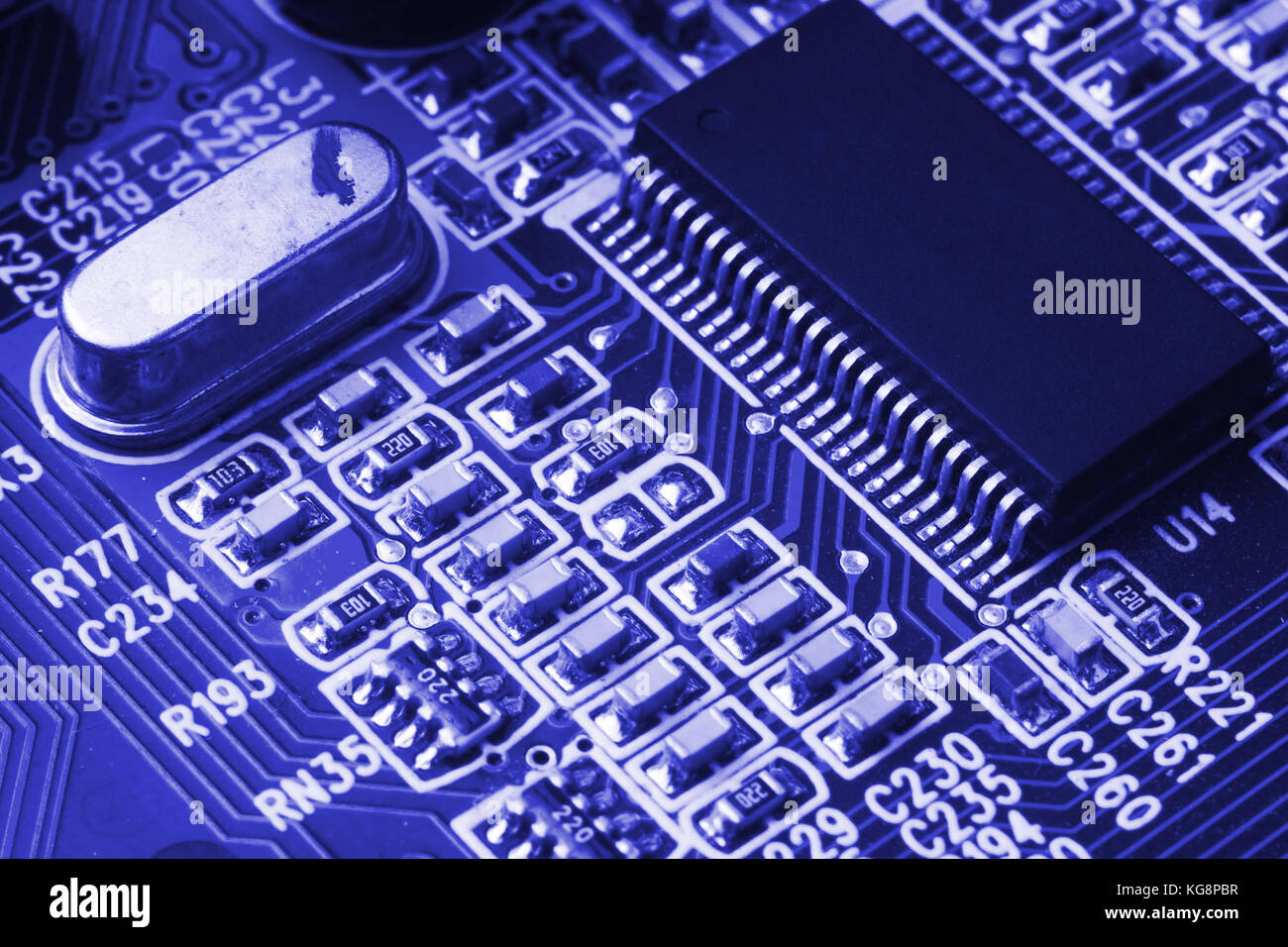 Electronics Background For Powerpoint