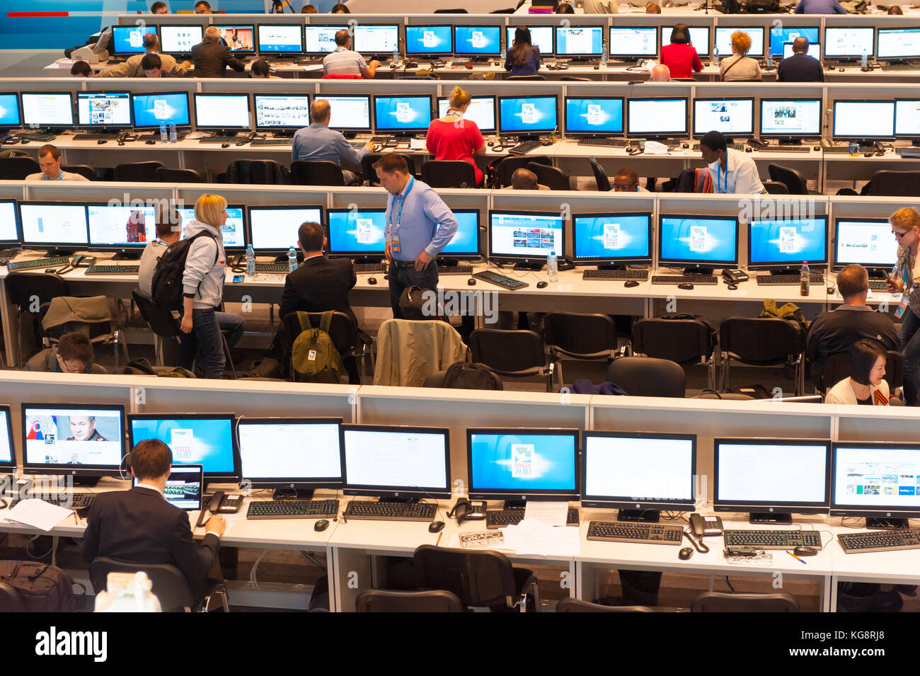 International press center Stock Photo - Alamy