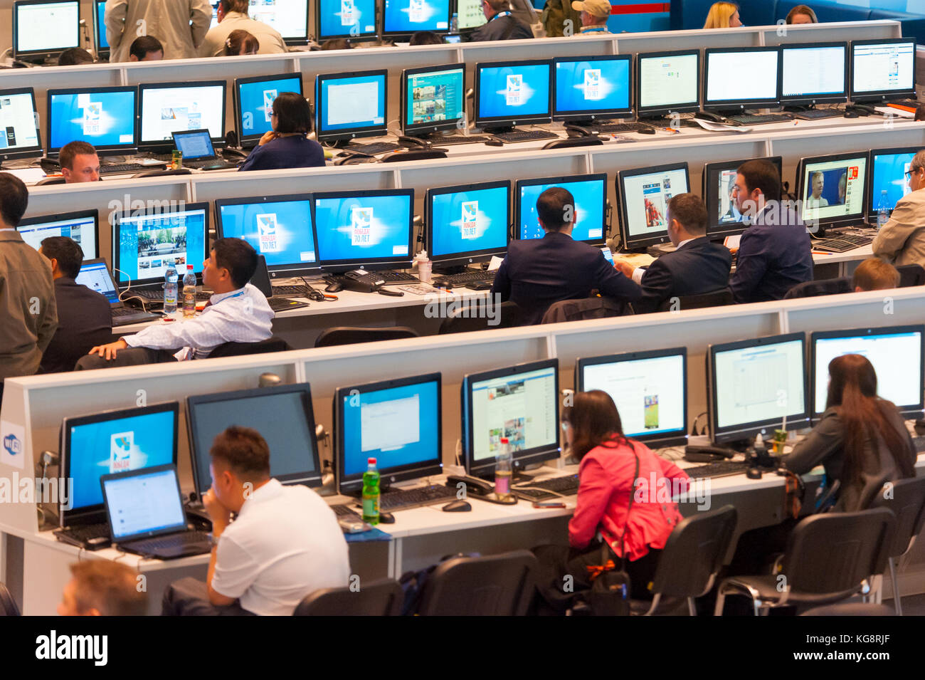 International press center Stock Photo - Alamy